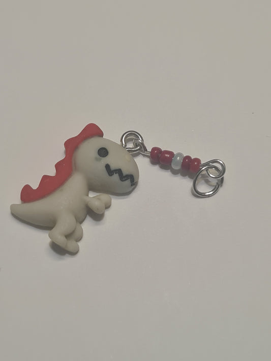 Dinosaur Hearing Aid Charm ~ Cochlear Implant Charm ~ Custom Made
