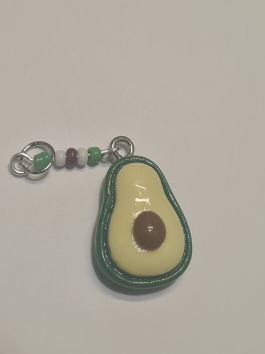 Avocado Hearing Aid Charm ~ Cochlear Implant Charm ~ Custom Made