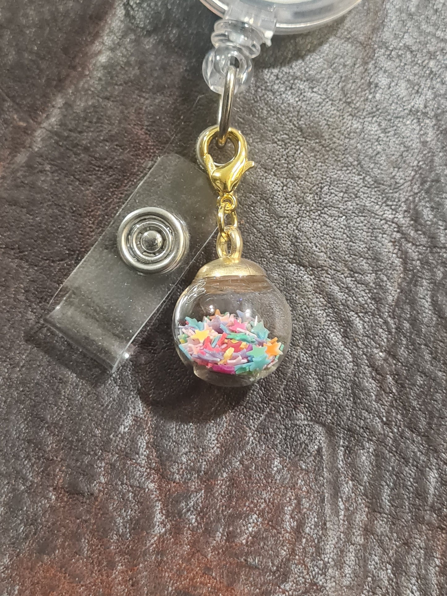 Ornament ~ ID Badge Reel Charm ~ Custom Made Charms ~ Christmas Ornament ~ Badge Buddy ~ Badge Accessories