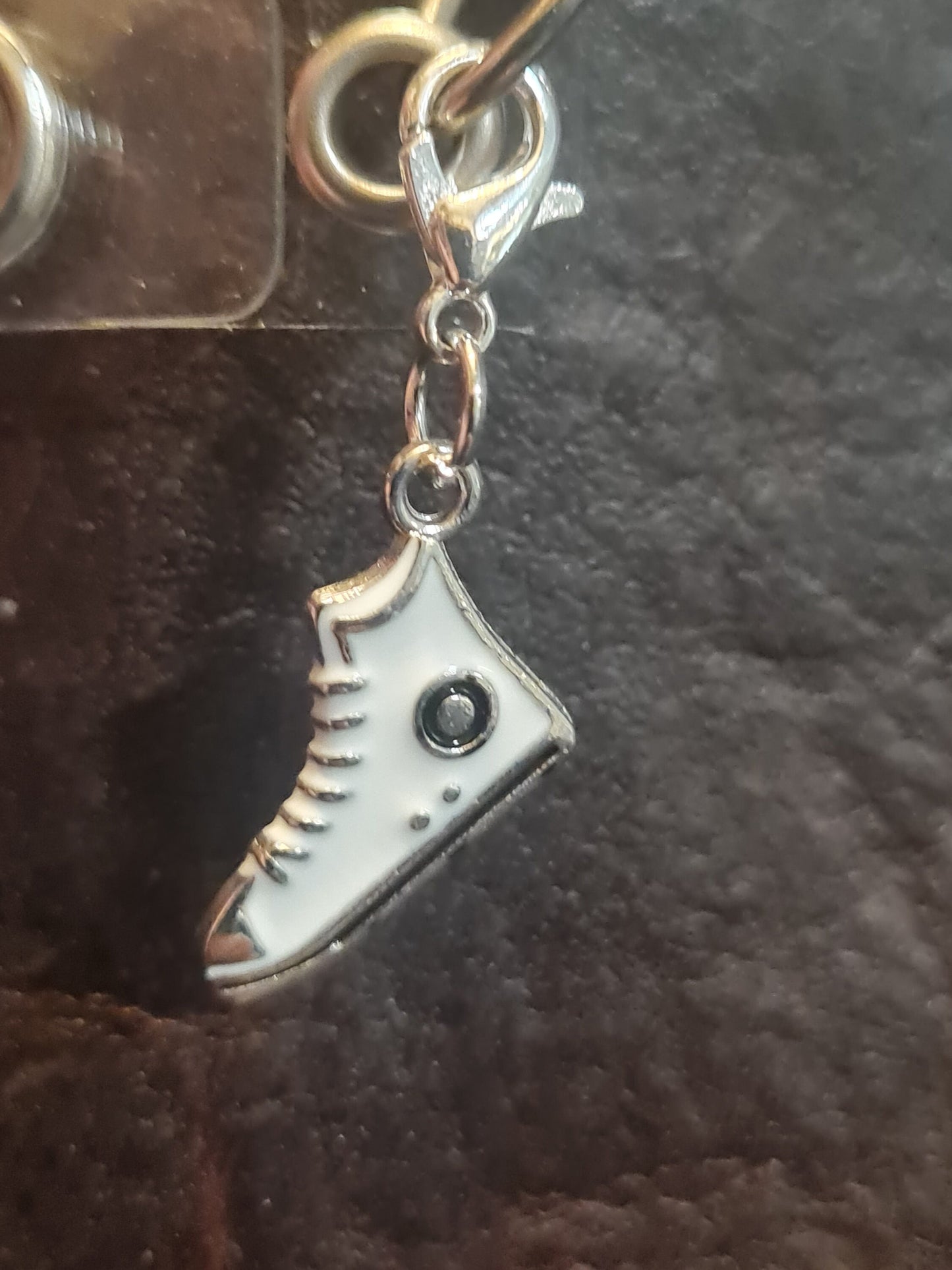 Converse ~ ID Badge Reel Charm ~ Custom Made Charms ~ JDRF ~ Badge Buddy ~ Badge Accessories
