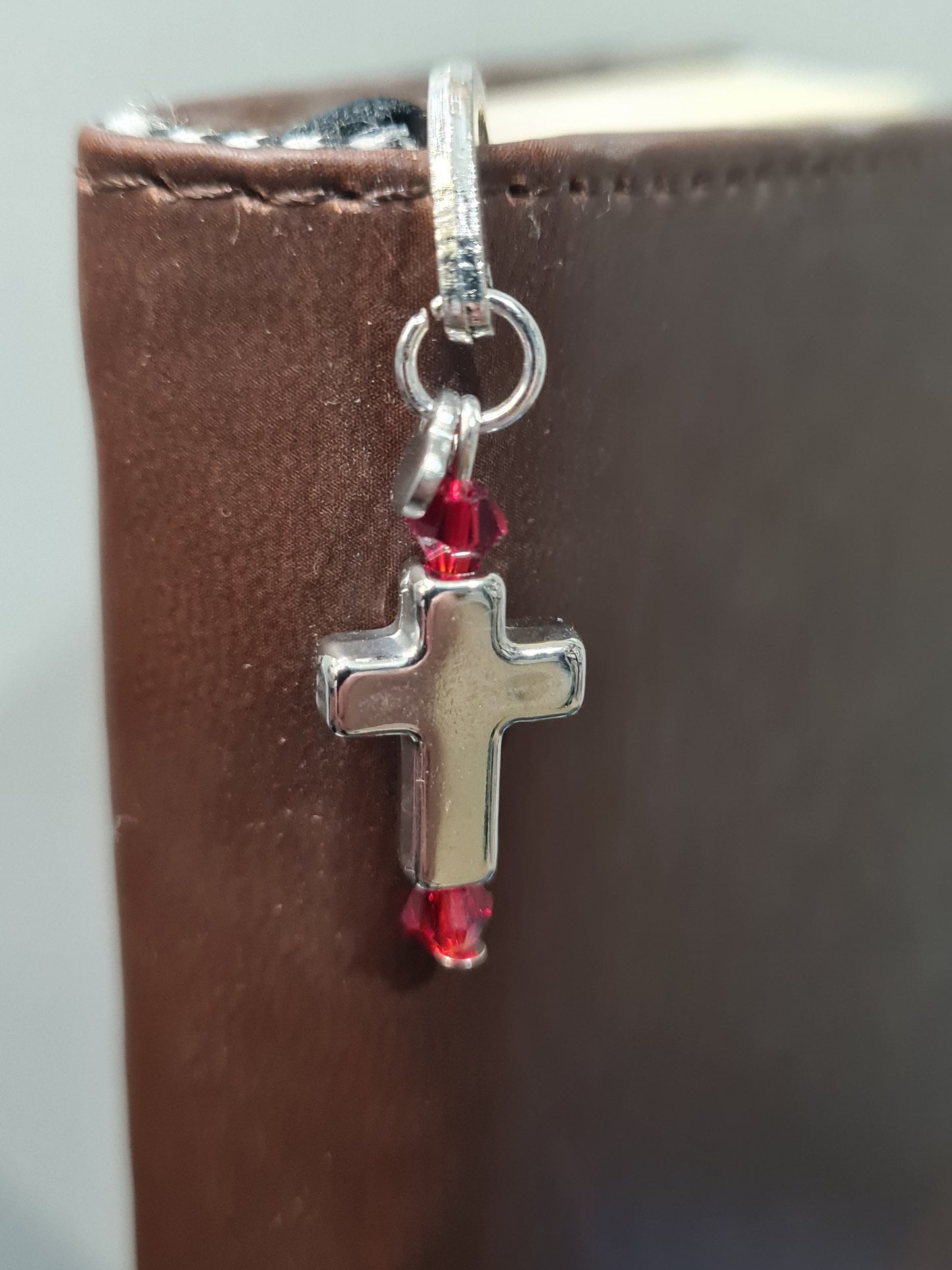 Cross Charm Bible Bookmark ~ Bookmark ~ Christian Bookmark