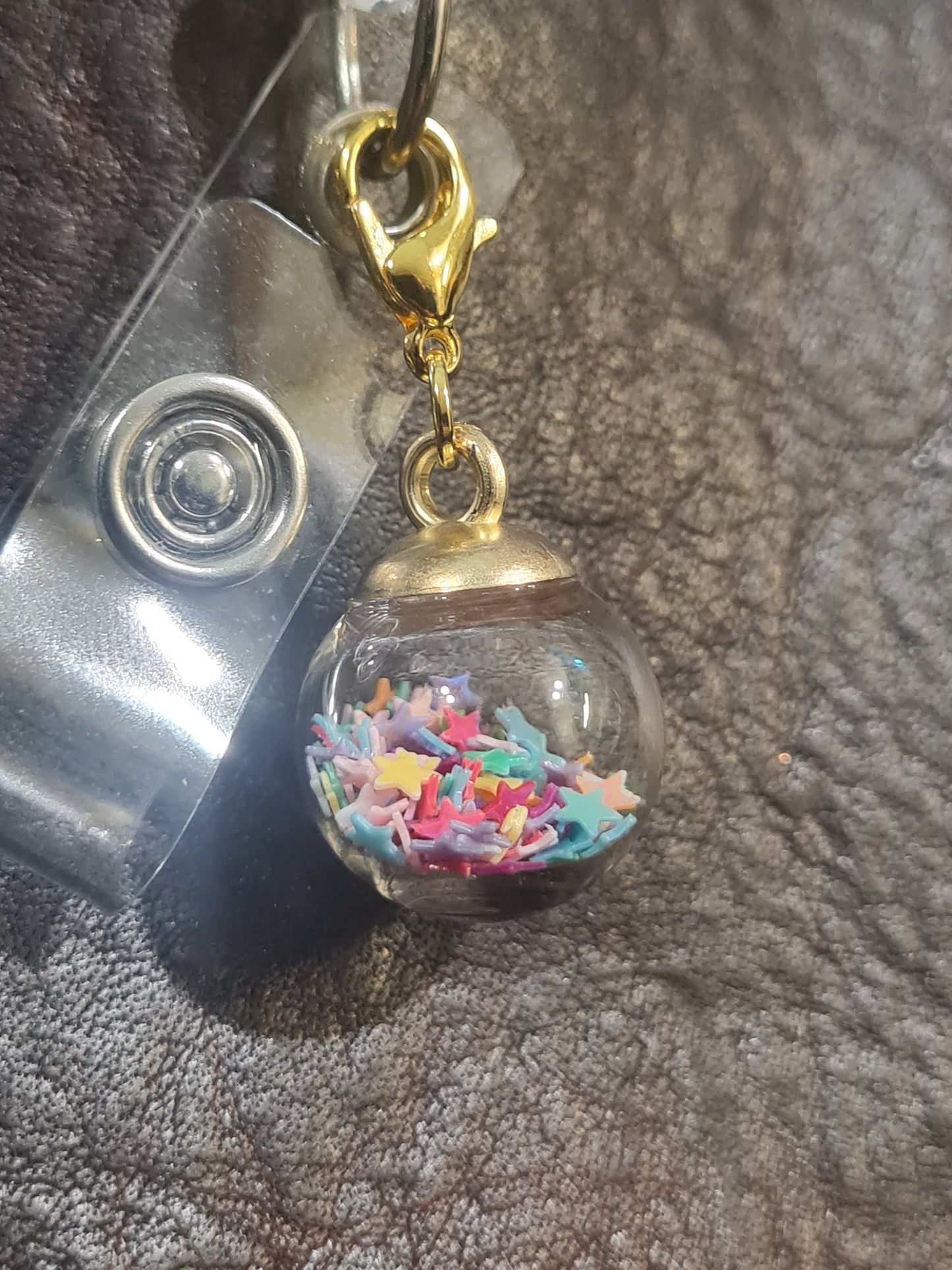 Ornament ~ ID Badge Reel Charm ~ Custom Made Charms ~ Christmas Ornament ~ Badge Buddy ~ Badge Accessories