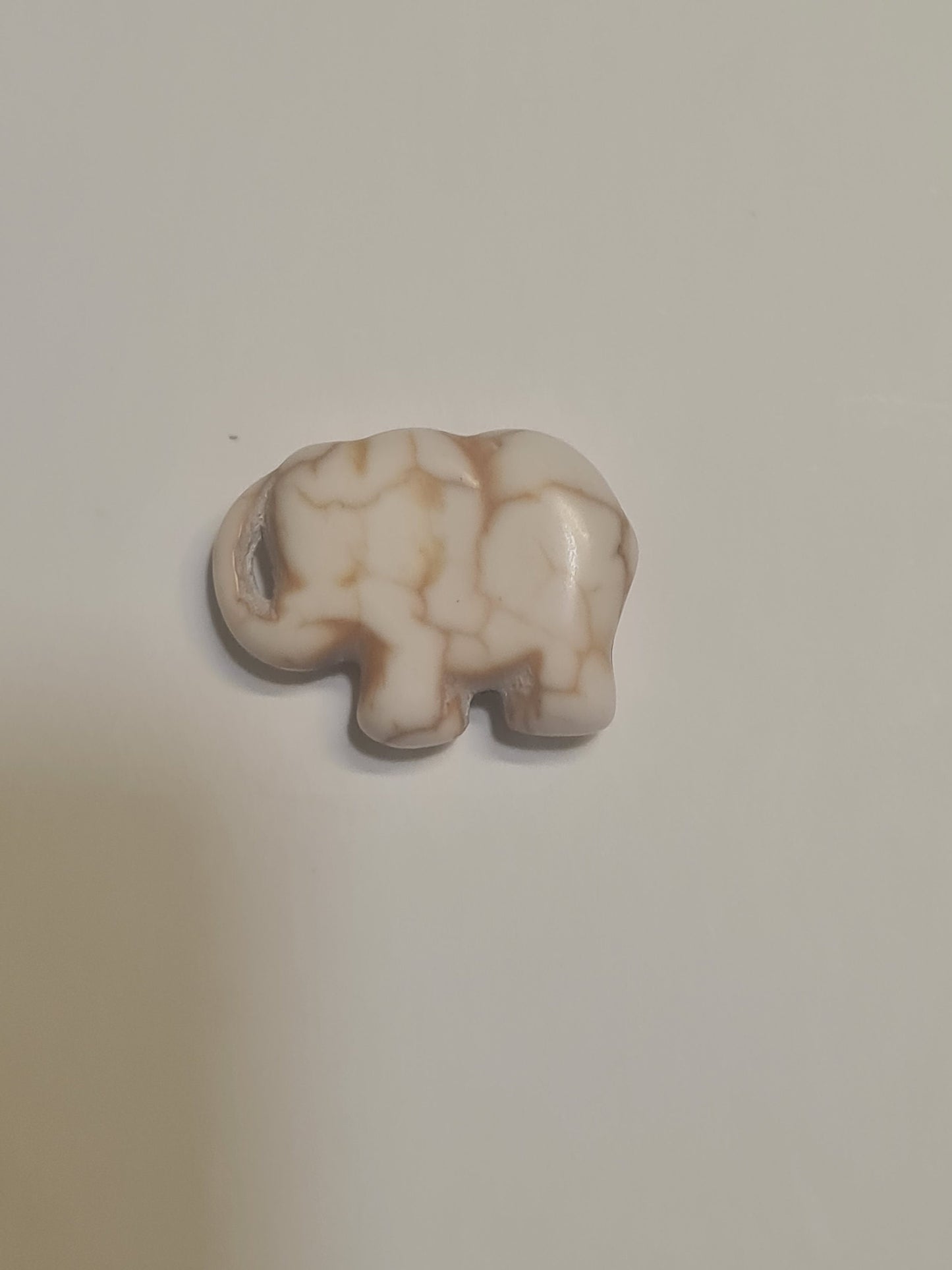 Ceramic Lucky Elephant ~ ID Badge Reel Charm ~ Custom Made Charms ~ Badge Buddy ~ Badge Accessories