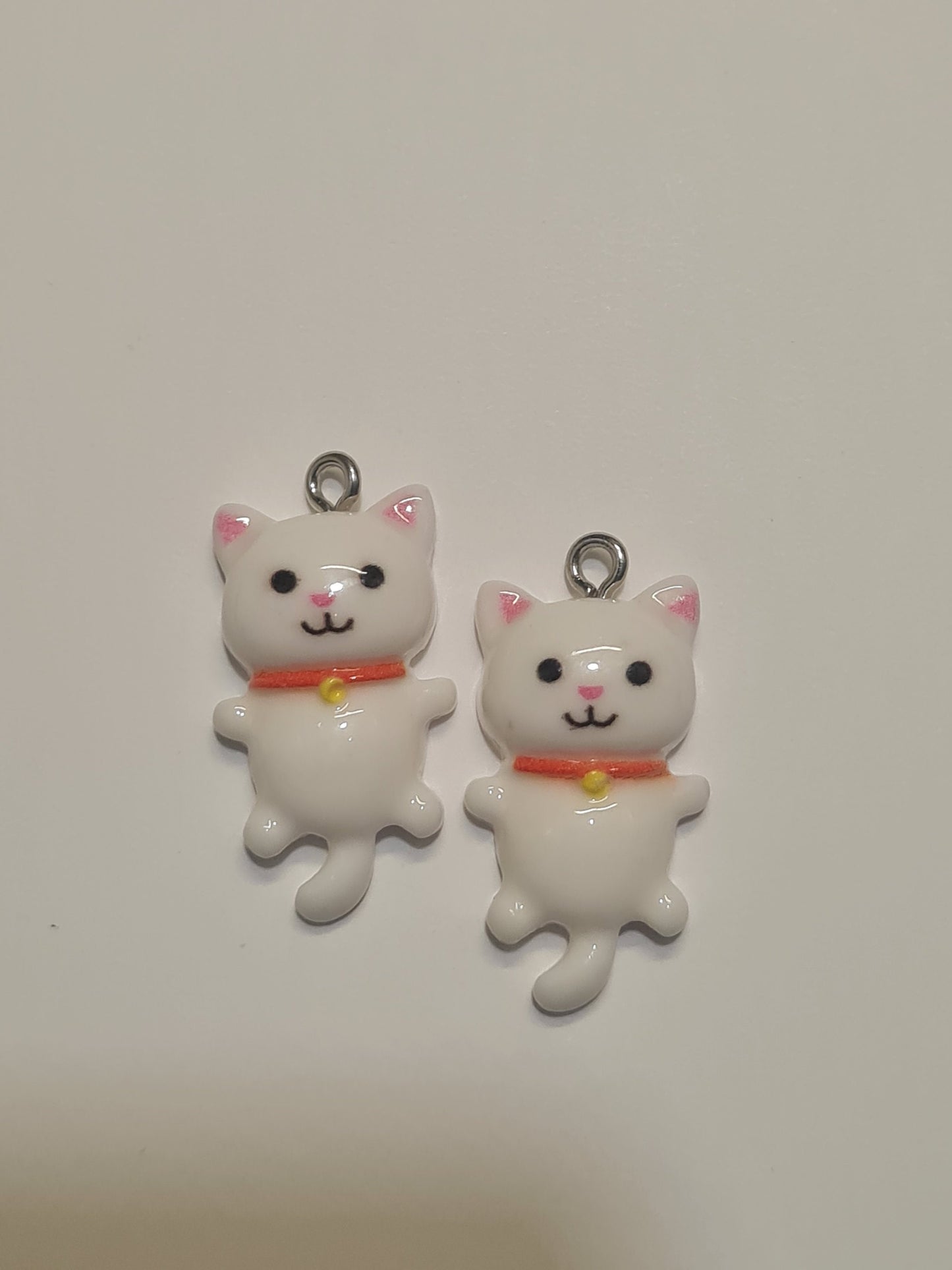 Cute Cat Earrings ~ Stainless Fish Hook Posts ~ Cartoon Cats