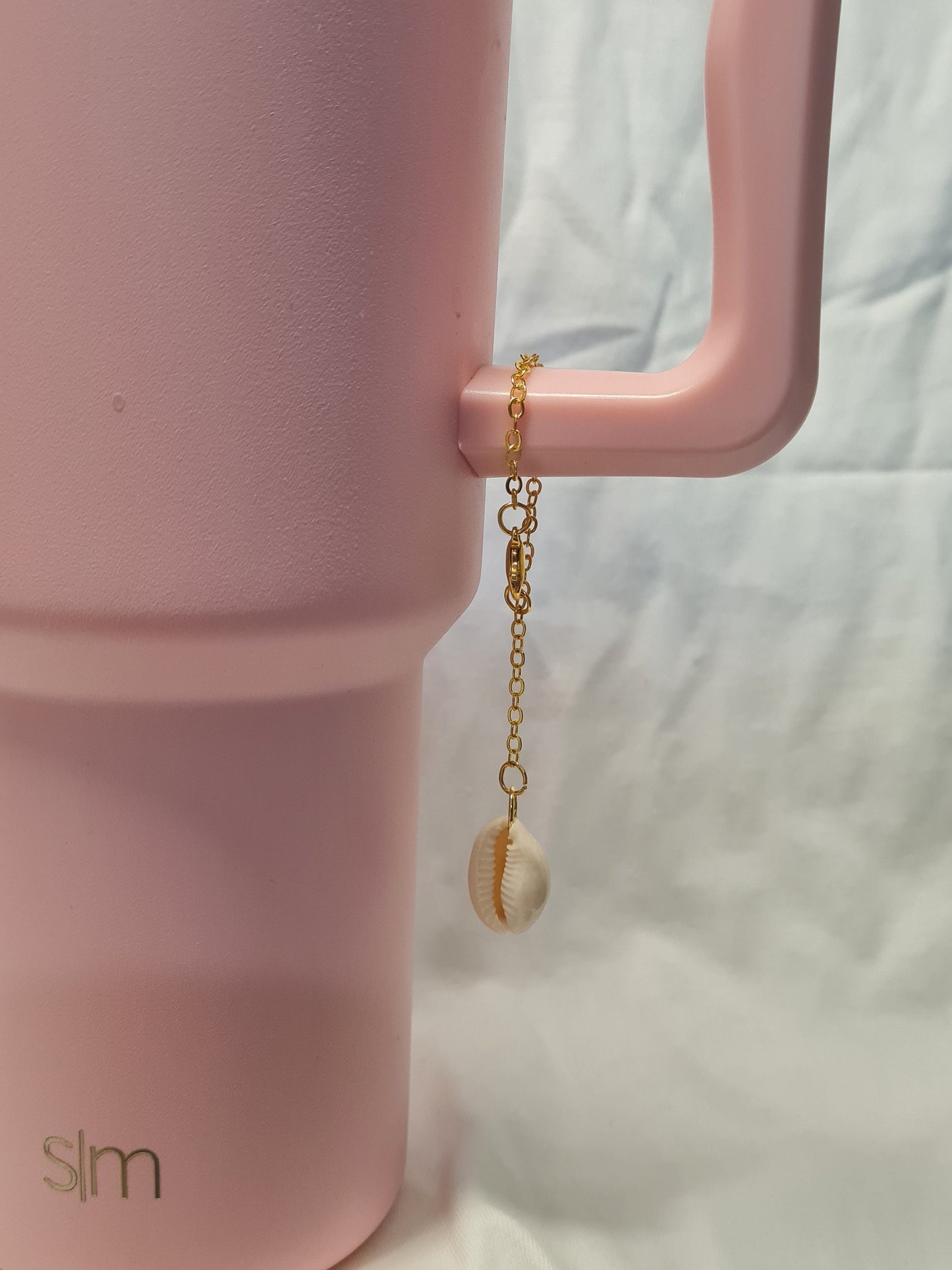 Conch Shell Tumbler Charm ~ Stanley Cup Charm ~ Custom Made Charms ~ Shell Tumbler Charm ~ Cup Accessory