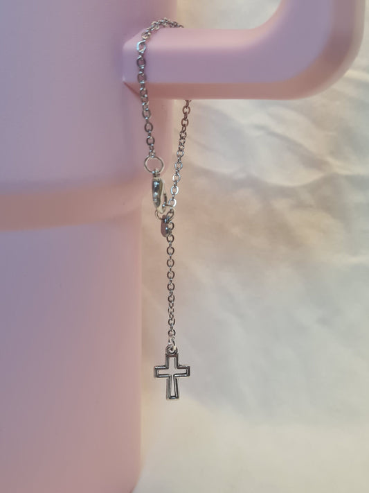 Cross Tumbler Charm ~ Stanley Cup Charm ~ Custom Made Charms ~ Christian Cup Charm ~ Cup Handle Charm ~ Cup Accessory