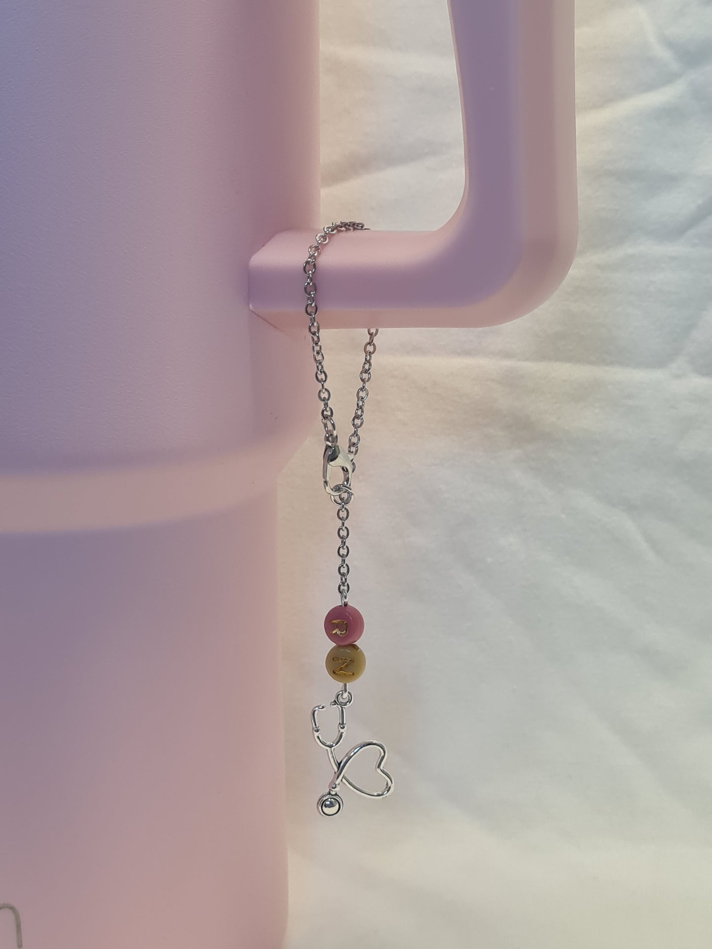 Nurse Personalized Tumbler Charm ~ Stanley Cup Charm ~ Custom Made Charms ~ Handle Charm ~ Nurses Week ~ Cup Handle Charm ~ Cup Accessory