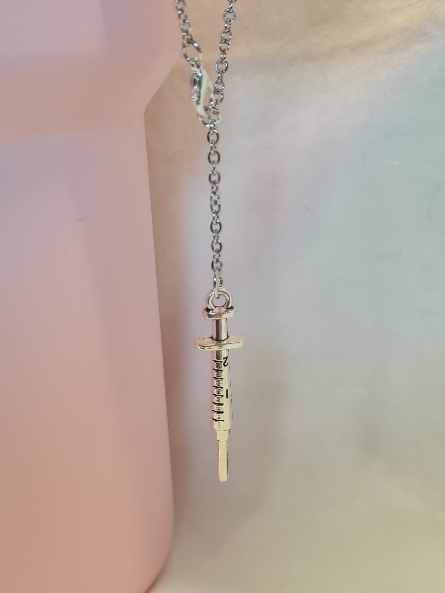 Hypodermic Needle Tumbler Charm ~ Stanley Cup Charm ~ Custom Made Charms ~ Cup Charm ~ Cup Handle Charm ~ Cup Accessory