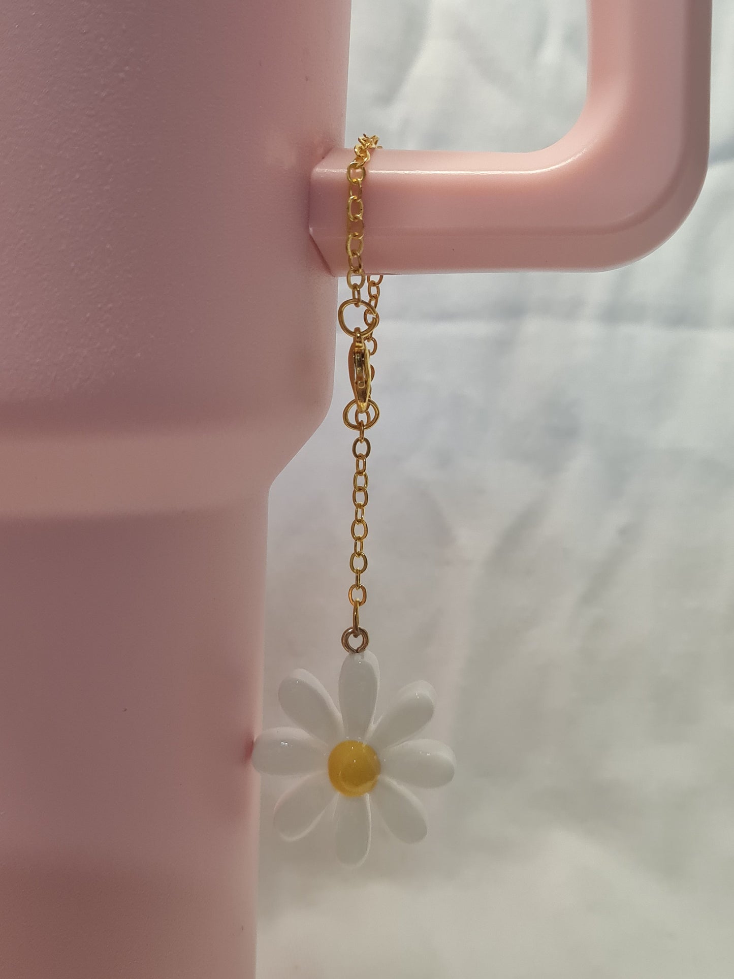 Daisy Tumbler Charm ~ Stanley Cup Charm ~ Custom Made Charms ~ Cup Accessory