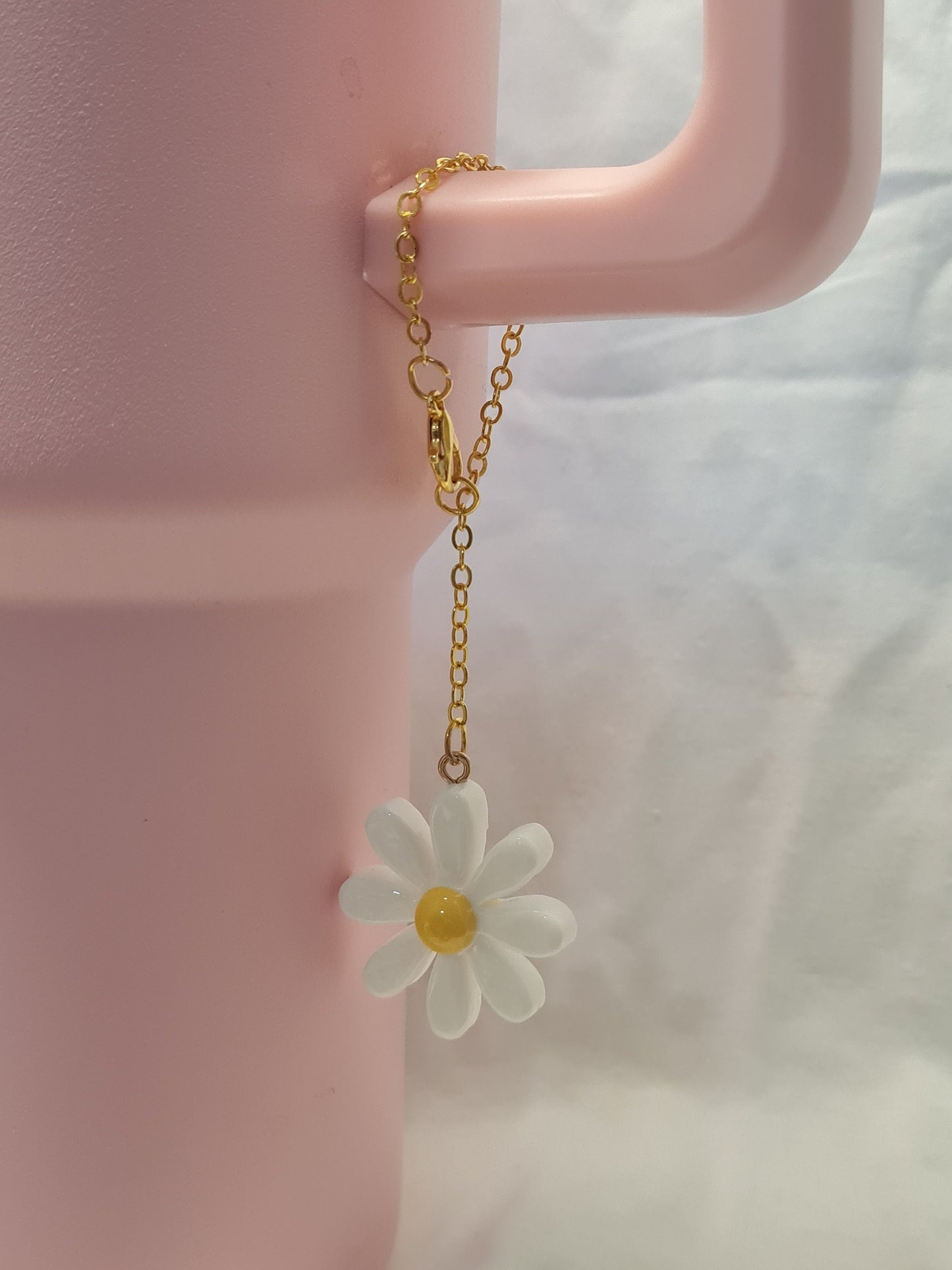 Daisy Tumbler Charm ~ Stanley Cup Charm ~ Custom Made Charms ~ Cup Accessory
