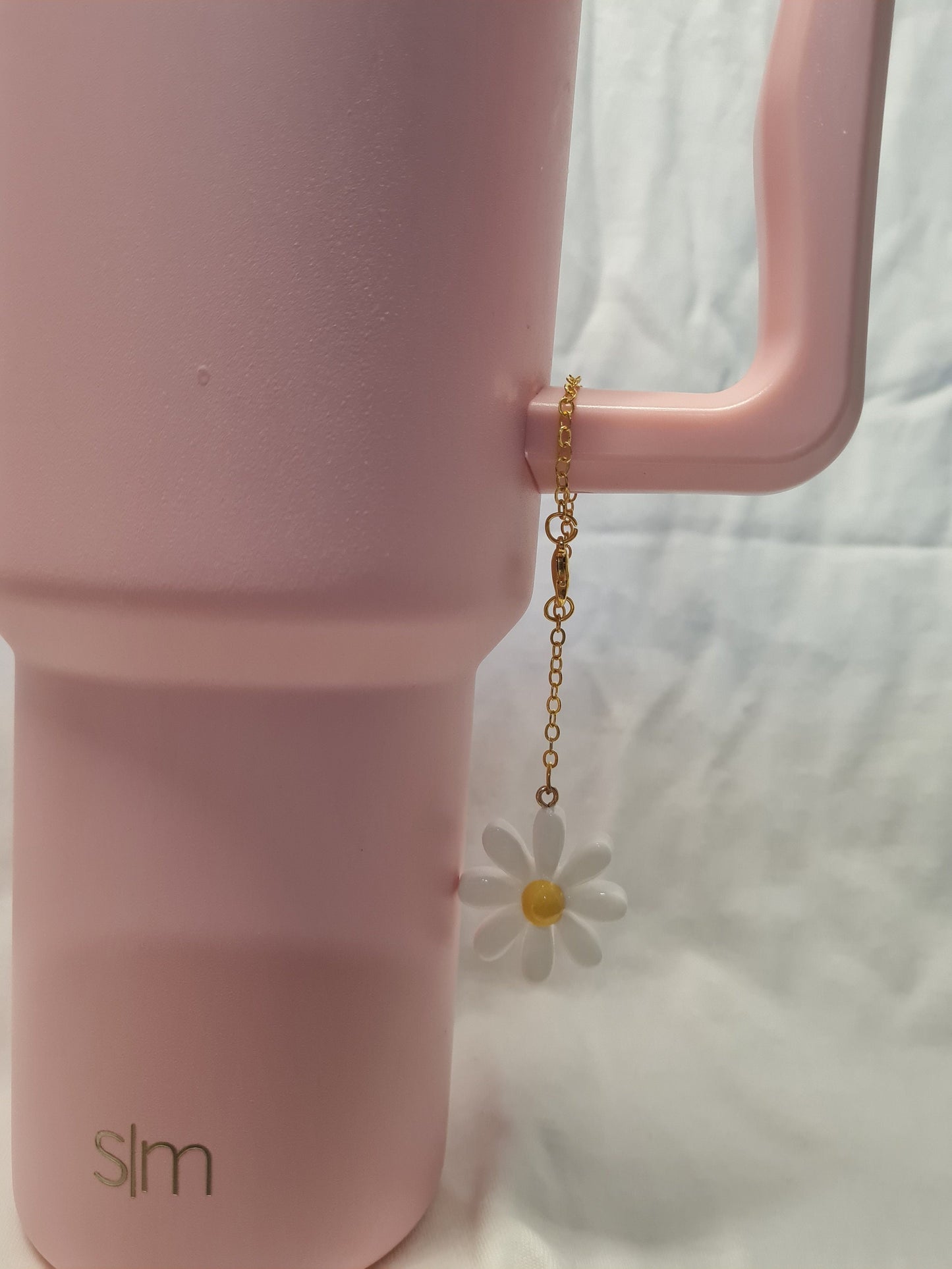 Daisy Tumbler Charm ~ Stanley Cup Charm ~ Custom Made Charms ~ Cup Accessory