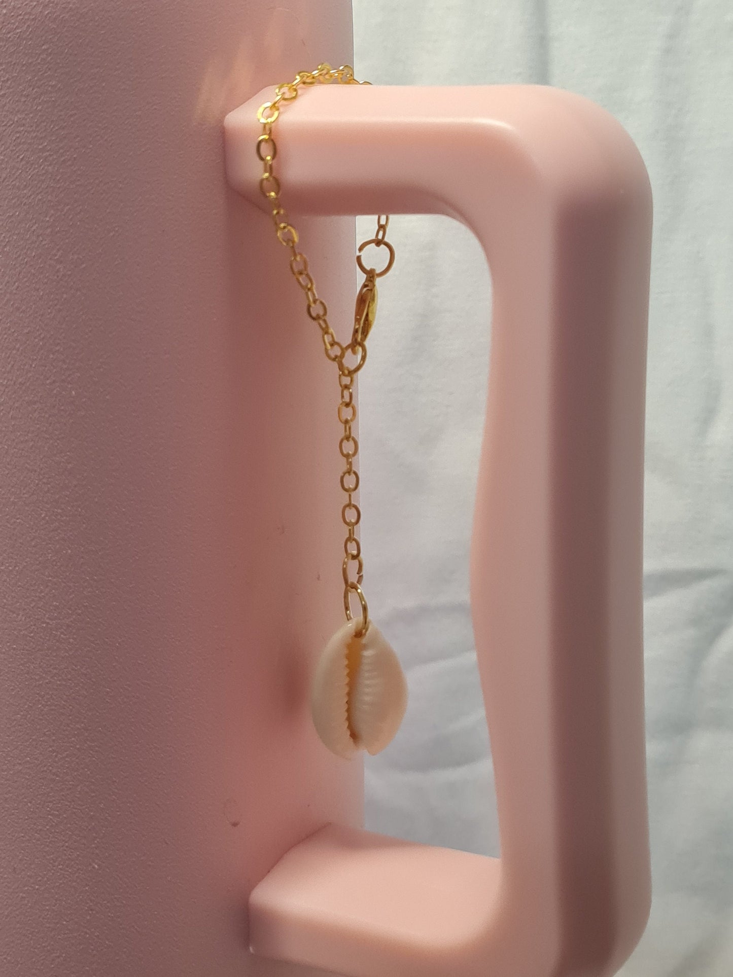 Conch Shell Tumbler Charm ~ Stanley Cup Charm ~ Custom Made Charms ~ Shell Tumbler Charm ~ Cup Accessory