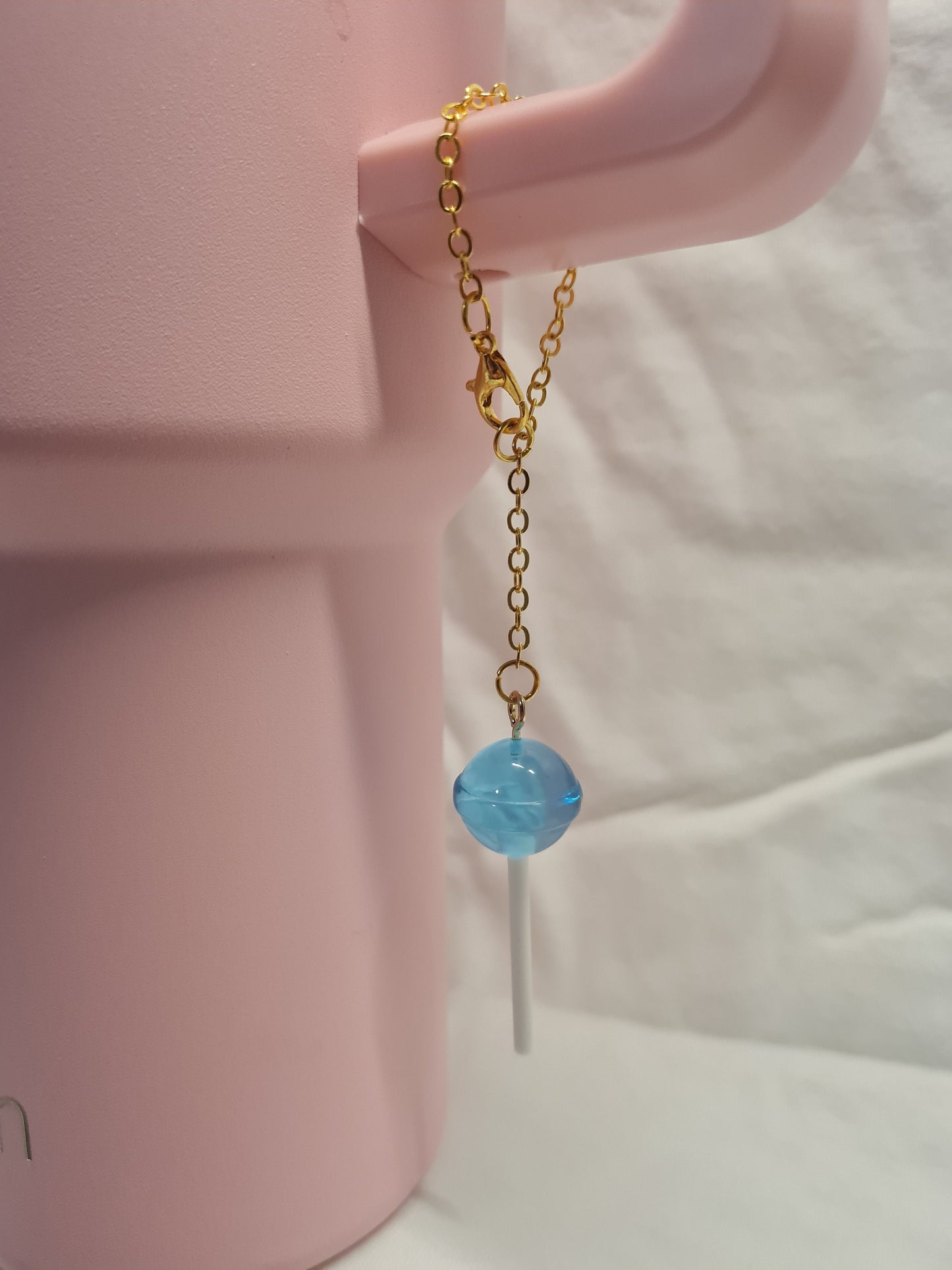 Lollipop Tumbler Charm ~ Stanley Cup Charm ~ Custom Made Charms ~ Sucker Charm ~ Cup Accessory