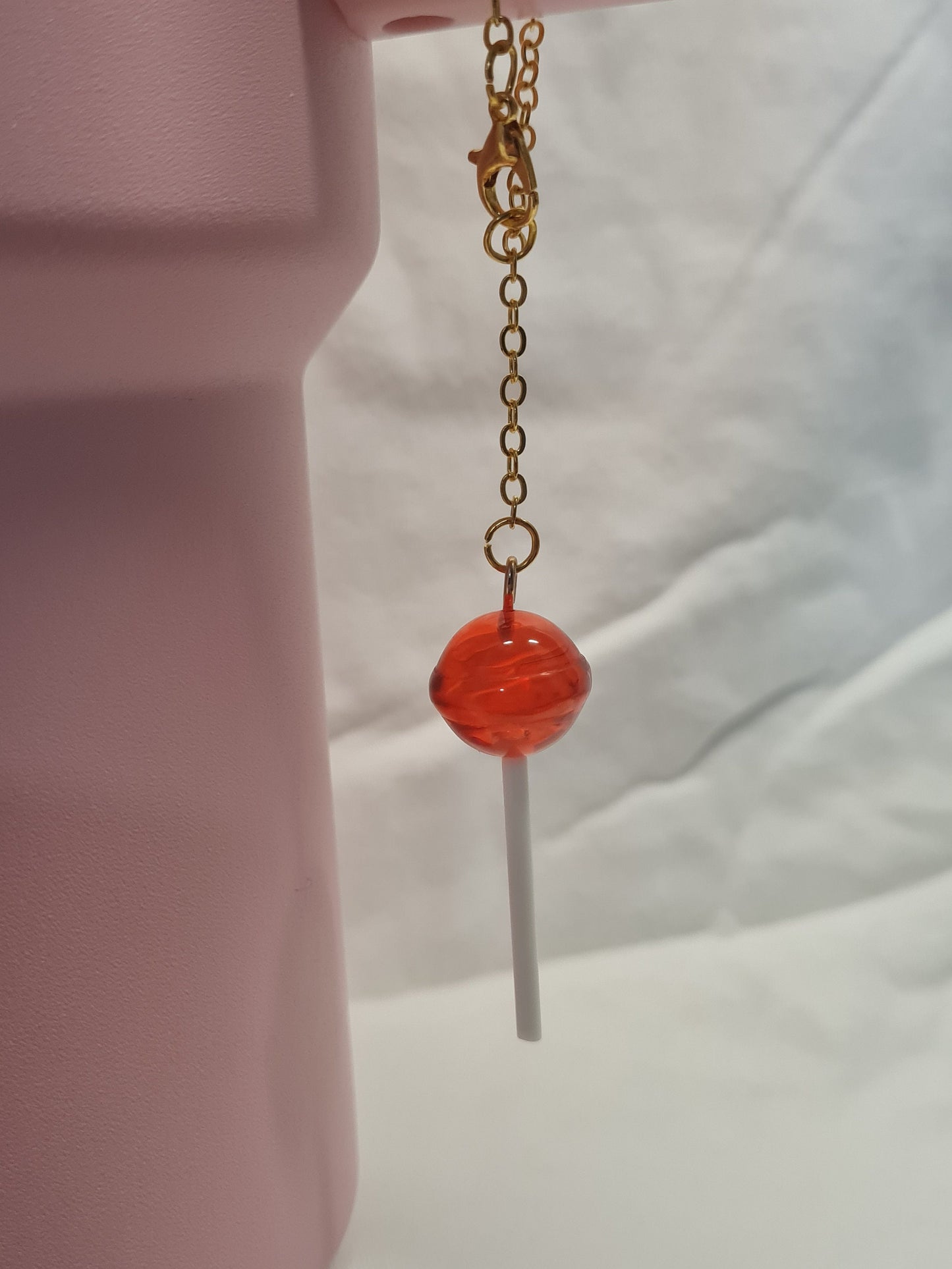 Lollipop Tumbler Charm ~ Stanley Cup Charm ~ Custom Made Charms ~ Sucker Charm ~ Cup Accessory