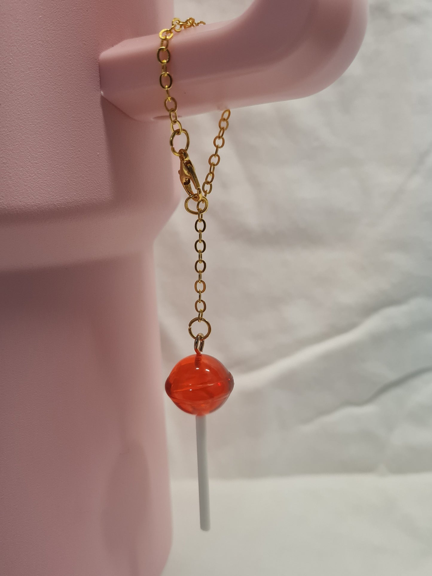 Lollipop Tumbler Charm ~ Stanley Cup Charm ~ Custom Made Charms ~ Sucker Charm ~ Cup Accessory