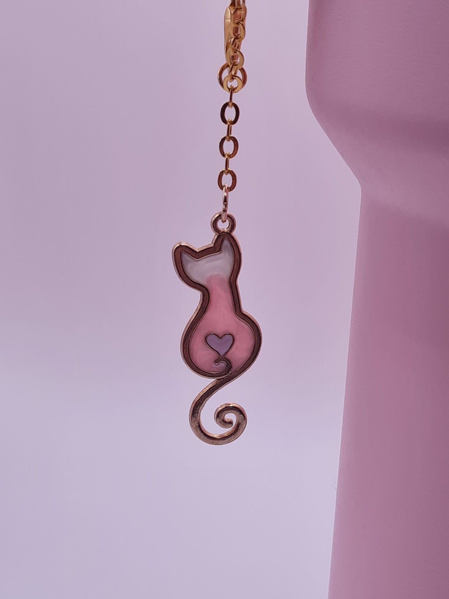 Cat Tumbler Charm ~ Stanley Cup Charm ~ Custom Made Charms ~ Cup Accessory