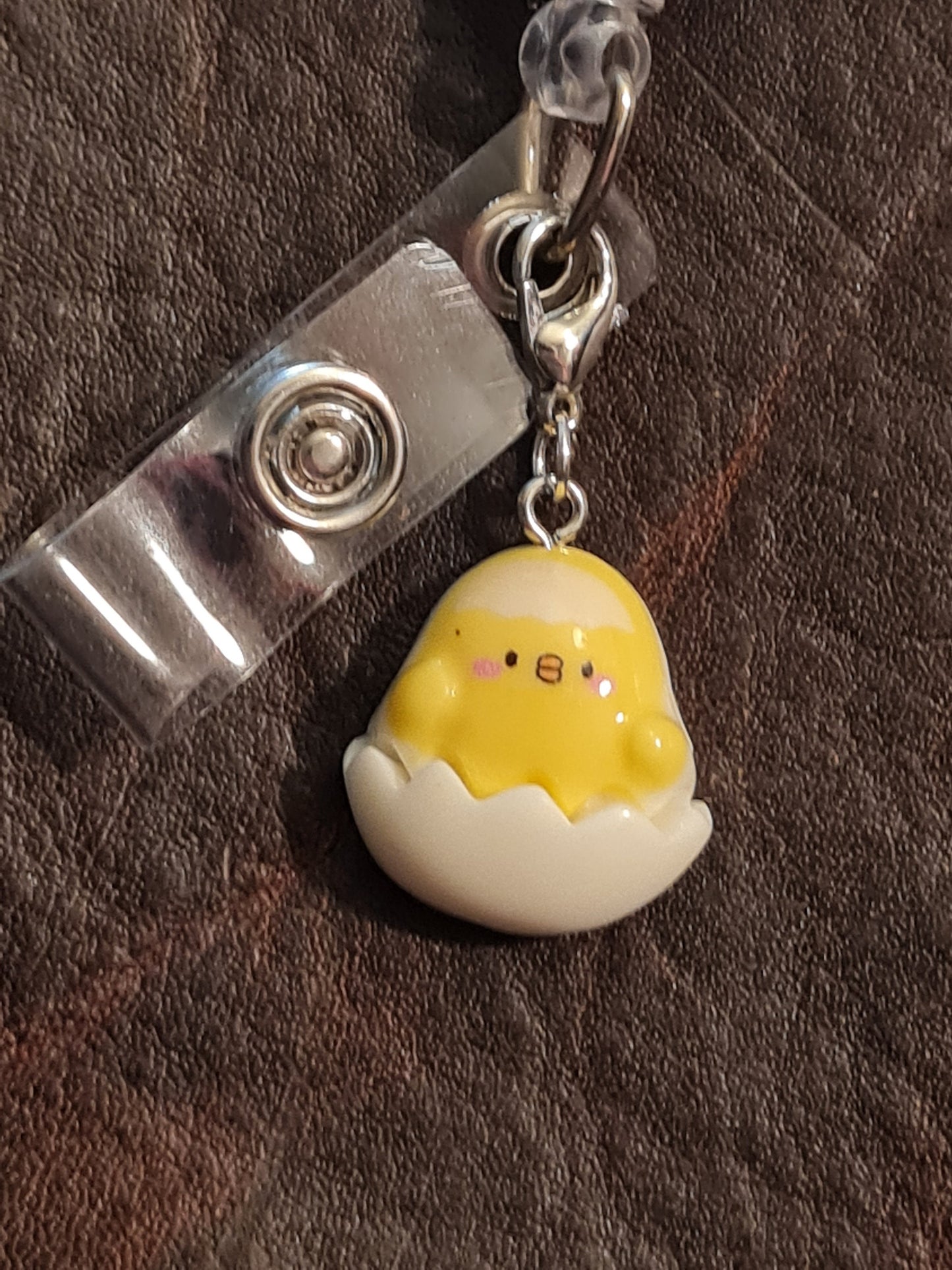 Easter Chicks ~ ID Badge Reel Charm ~ Custom Made Charms ~ Easter Eggs ~ Badge Buddy ~ Badge Accessories