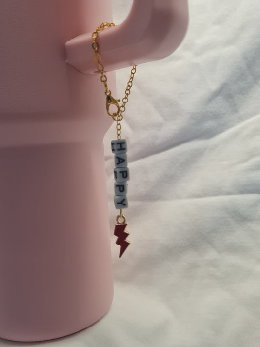 Personalized Tumbler Charm ~ Stanley Cup Charm ~ Custom Made Charms ~ Handle Charm ~ Cup Accessory