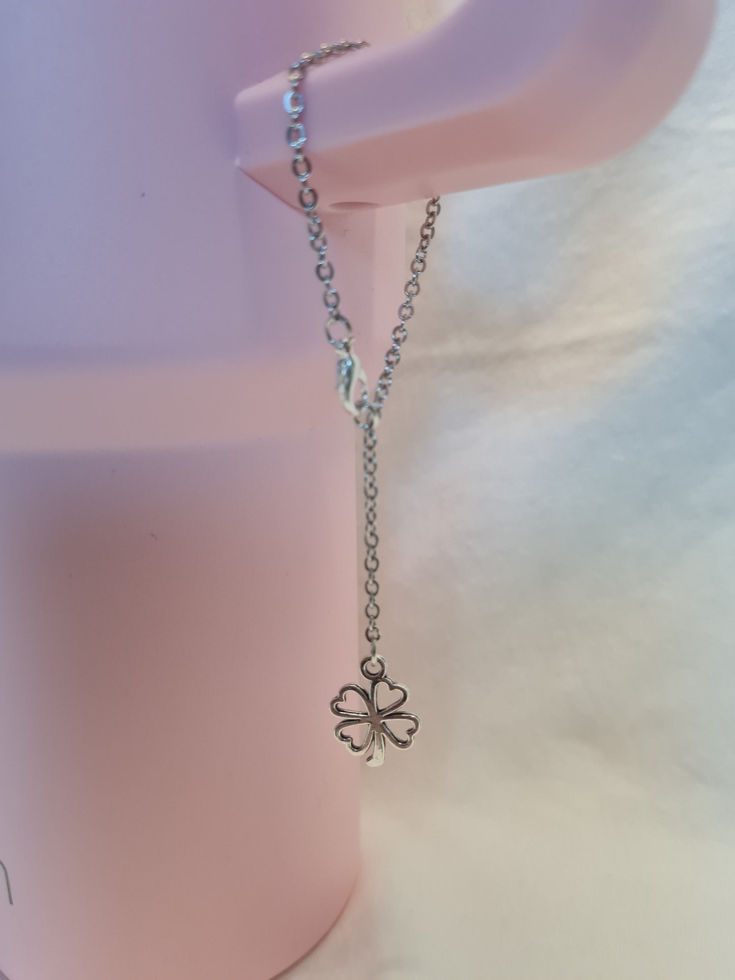 4 Leaf Clover Tumbler Charm ~ Stanley Cup Charm ~ Custom Made Charms ~ Lucky ~ Clover ~ Four Leaf Clover ~ Cup Charm ~ Cup Handle Charm
