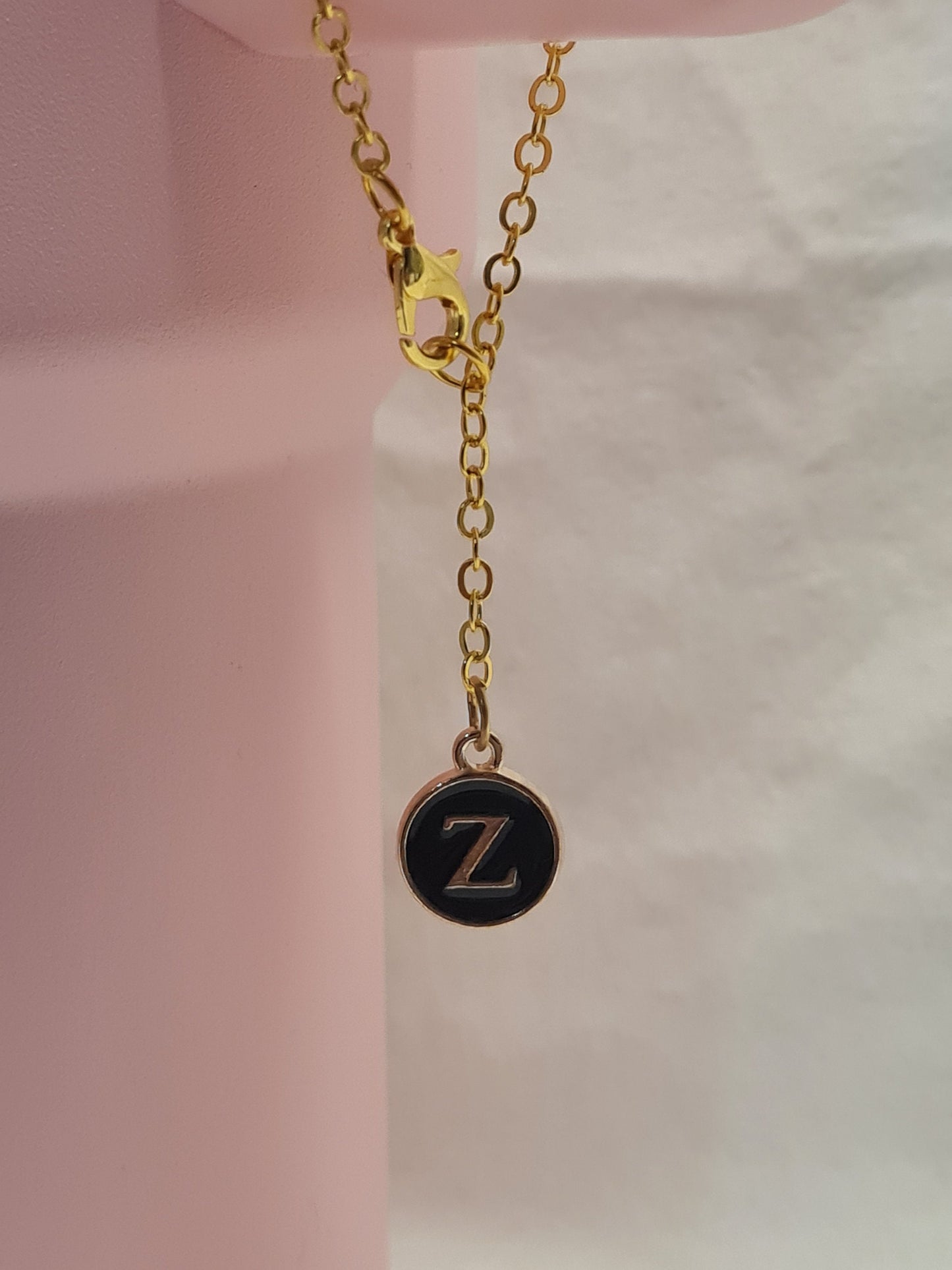 Black Initial Tumbler Charm ~ Stanley Cup Charm ~ Custom Made Charms ~ Handle Charm ~ Initial Charm ~ Cup Accessory