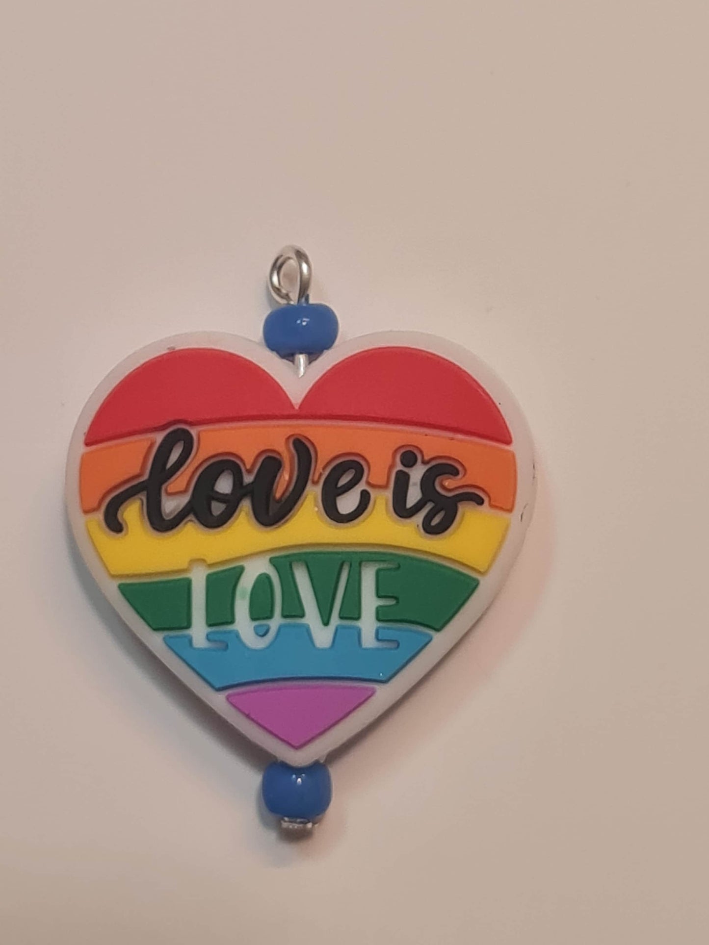 Love Is Love Tumbler Charm ~ Stanley Cup Charm ~ Custom Made Charms ~ Cup Charm ~ Cup Handle Charm ~ Pride Cup Charm ~ LGBTQ Charm