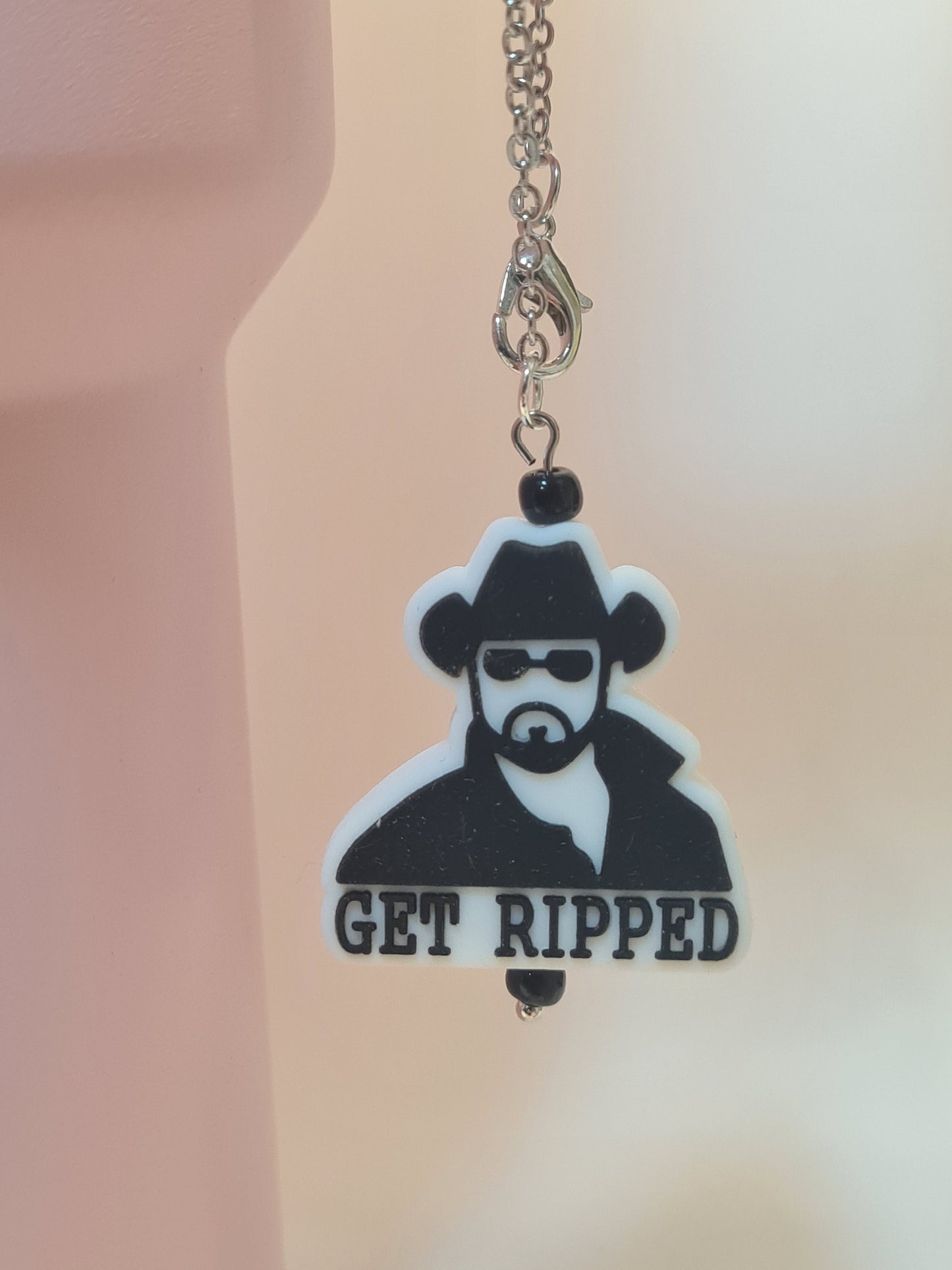 Get Ripped Tumbler Charm ~ Stanley Cup Charm ~ Custom Made Charms ~ Cup Charm ~ Cup Handle Charm ~ Rip ~ Cowboy Cup Charm ~ Cup Accessory