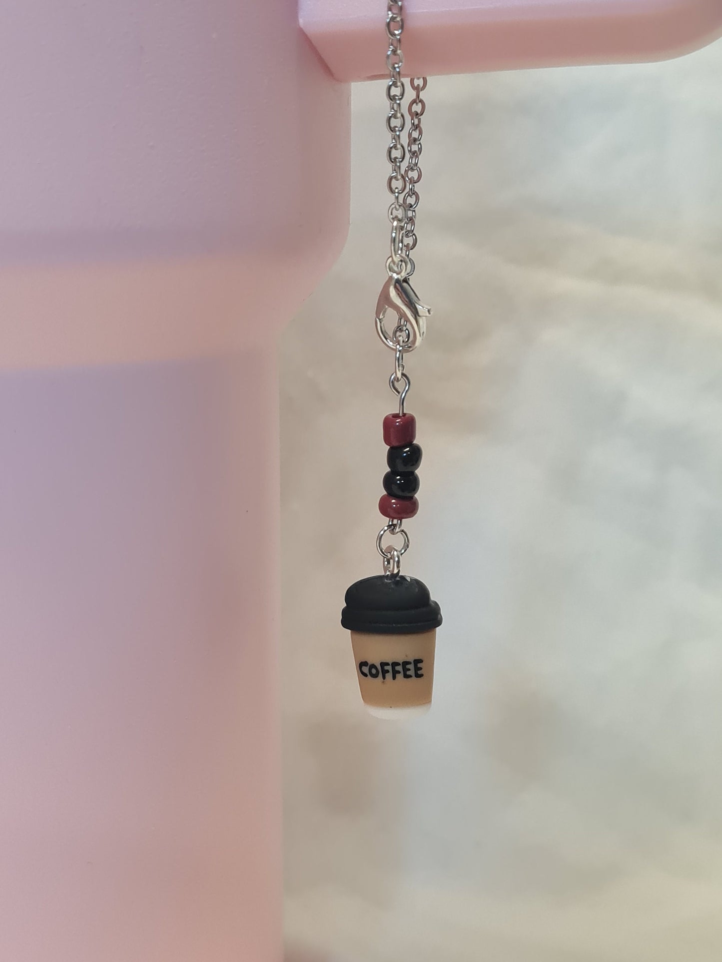 Coffee Cup Tumbler Charm ~ Stanley Cup Charm ~ Custom Made Charms ~ Coffee Charm ~ Cup Handle Charm ~ Cup Accessory