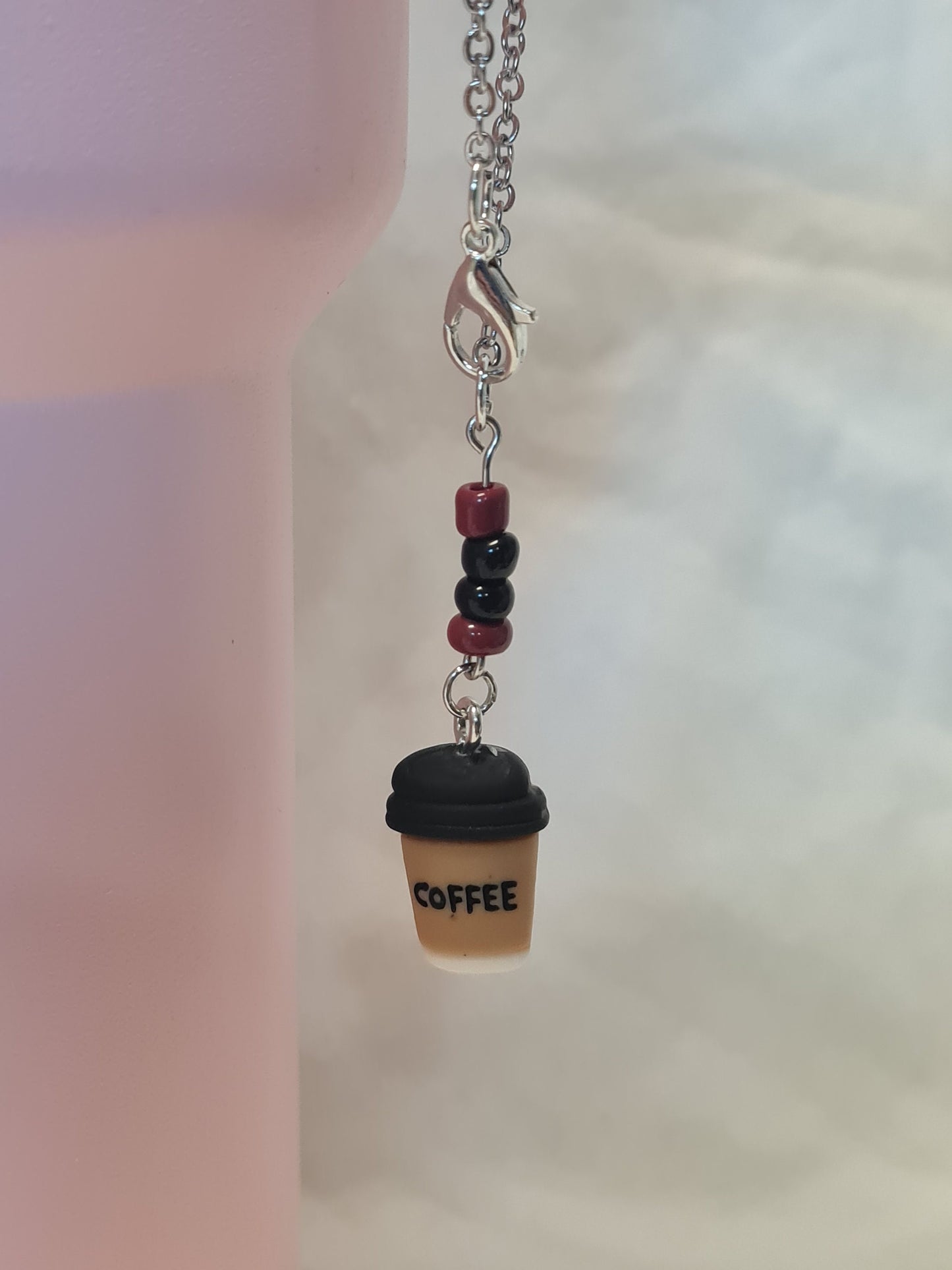 Coffee Cup Tumbler Charm ~ Stanley Cup Charm ~ Custom Made Charms ~ Coffee Charm ~ Cup Handle Charm ~ Cup Accessory