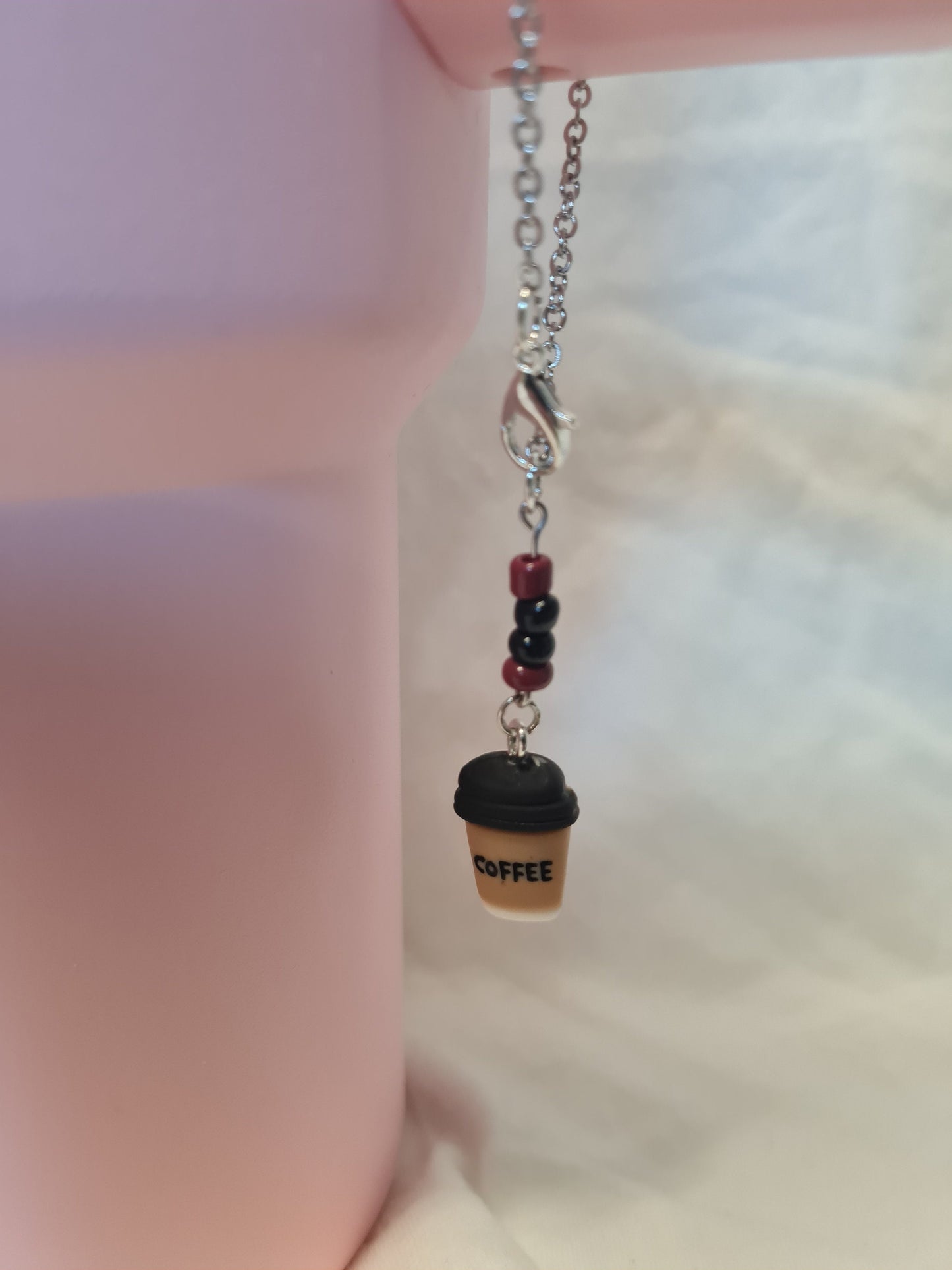 Coffee Cup Tumbler Charm ~ Stanley Cup Charm ~ Custom Made Charms ~ Coffee Charm ~ Cup Handle Charm ~ Cup Accessory