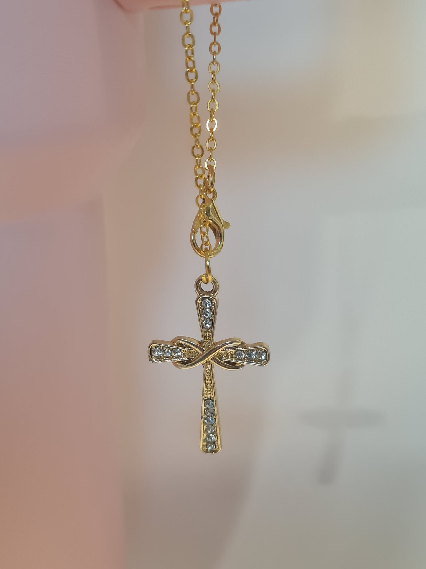 Sparkley Cross Tumbler Charm ~ Stanley Cup Charm ~ Custom Made Charms ~ Christian Cup Charm ~ Cup Handle Charm ~ Cup Accessory