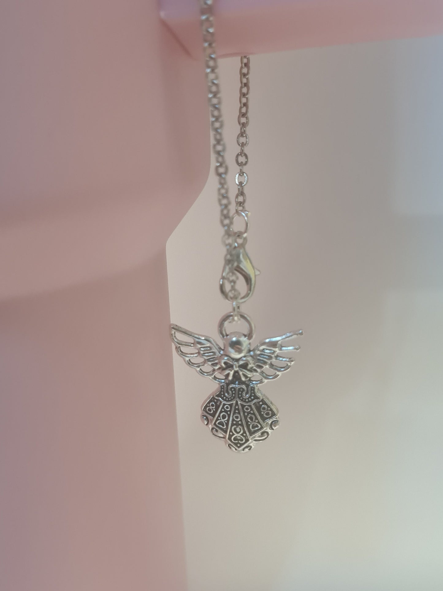 Silver Angel Tumbler Charm ~ Stanley Cup Charm ~ Custom Made Charms ~ Angelic Charm ~ Cup Accessory