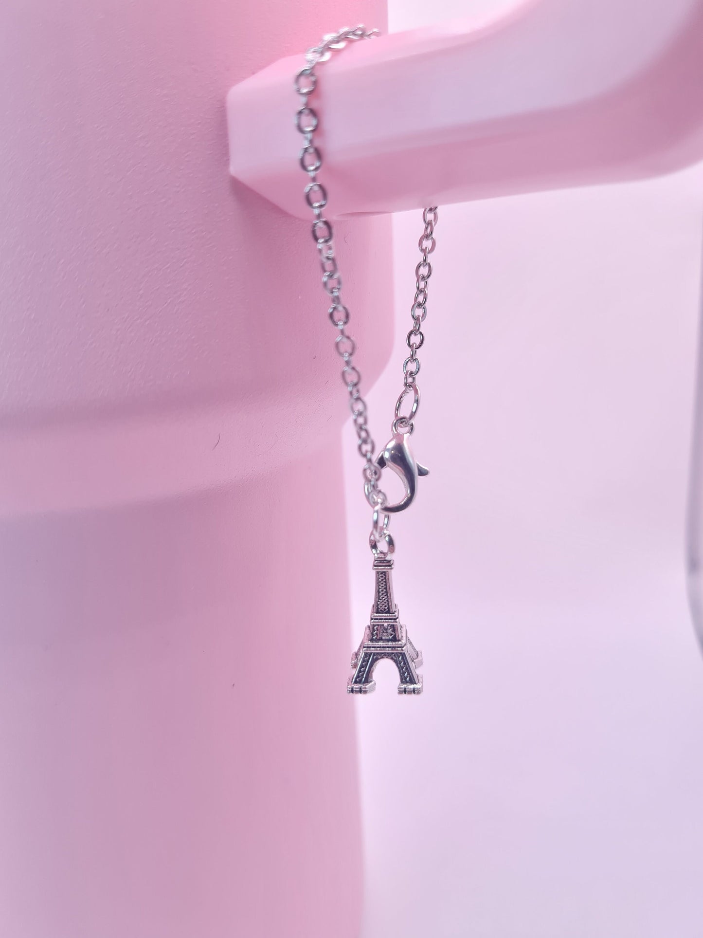 Eiffel Tower Tumbler Charm ~ Stanley Cup Charm ~ Custom Made Charms  ~ Cup Charm ~ Cup Handle Charm ~ Paris Charm ~ Cup Accessory