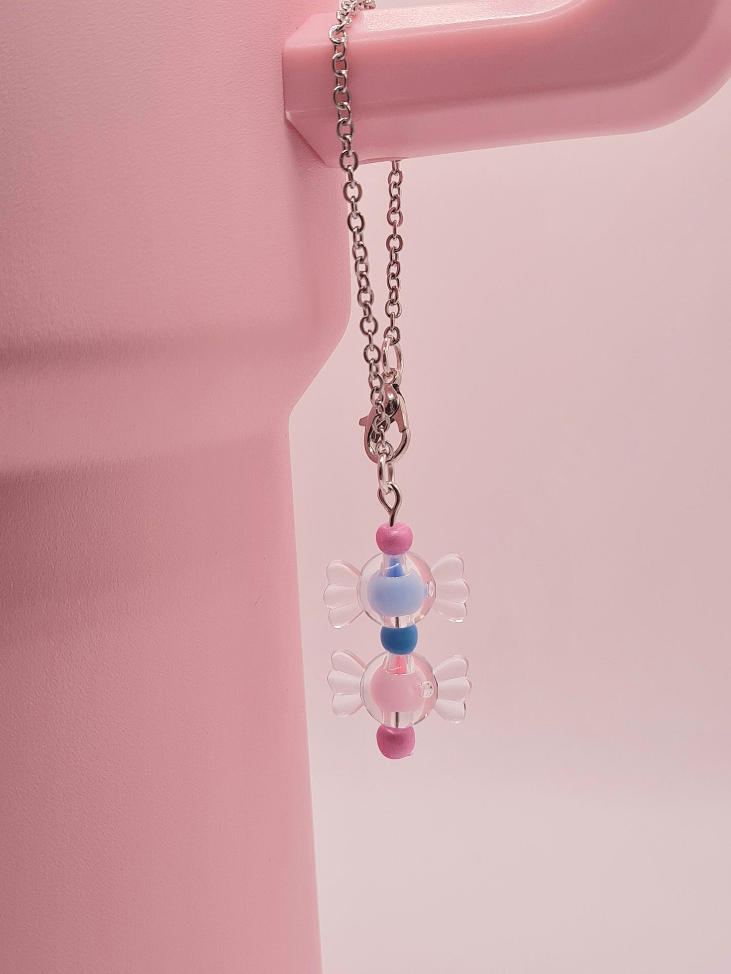 Hard Candy Tumbler Charm ~ Stanley Cup Charm ~ Custom Made Charms ~ Candy ~ Cup Charm ~ Cup Handle Charm ~ Wrapped Candy ~ Cup Accessory