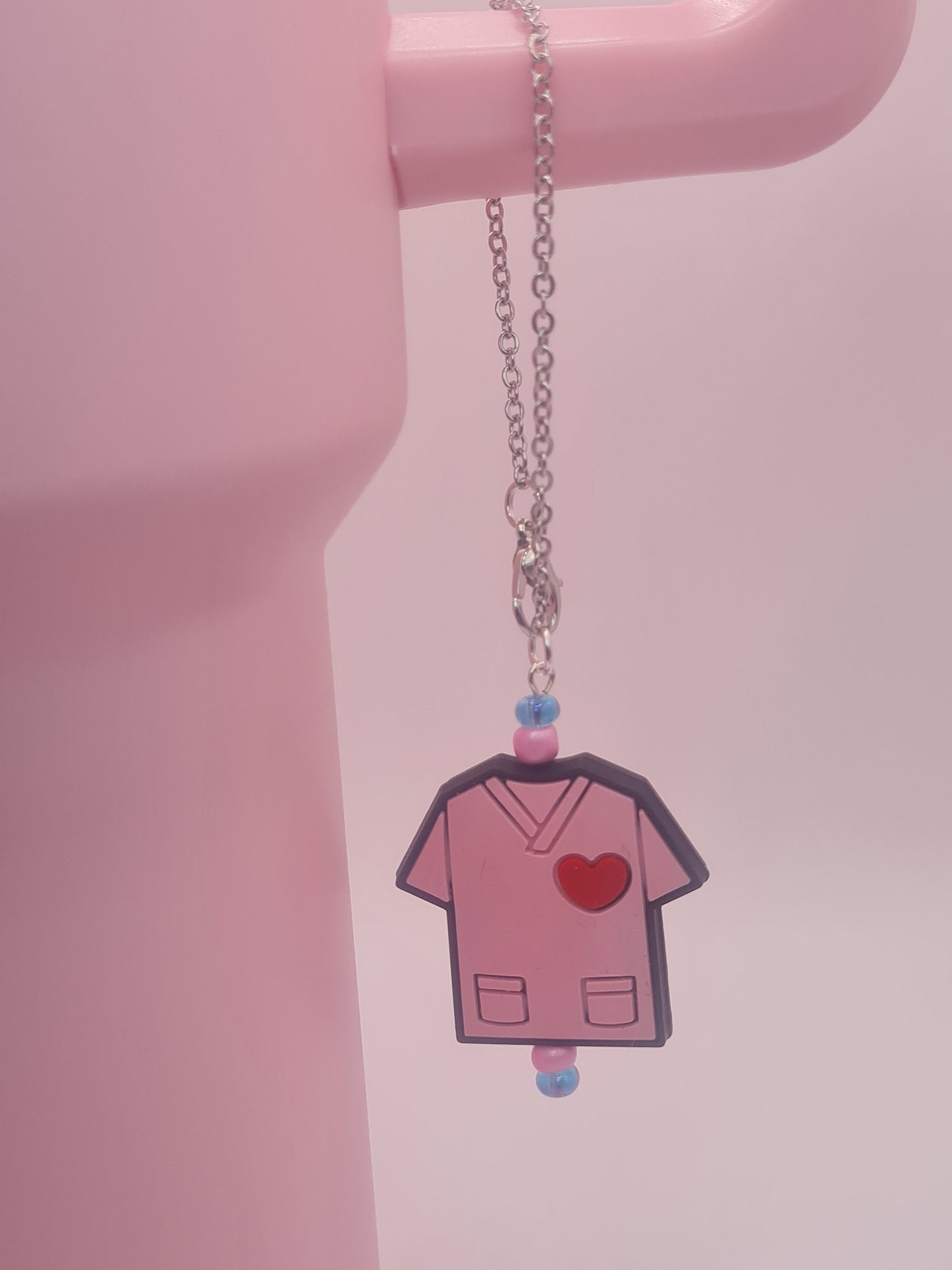 Nurses Scrubs Tumbler Charm ~ Stanley Cup Charm ~ Custom Made Charms ~ Handle Charm ~ Cup Handle Charm ~ Nurse Charm ~ Medical Scrubs