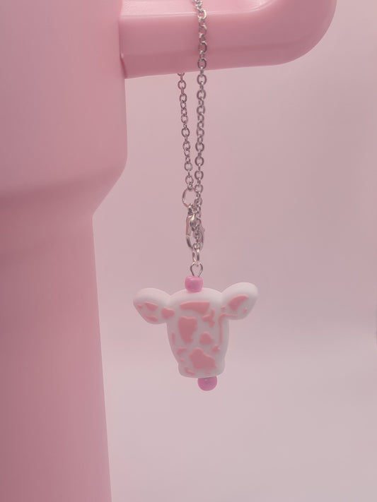 Cow Head Tumbler Charm ~ Stanley Cup Charm ~ Custom Made Charms ~ Cup Charm ~ Cup Handle Charm ~ Western ~ Cup Accessory