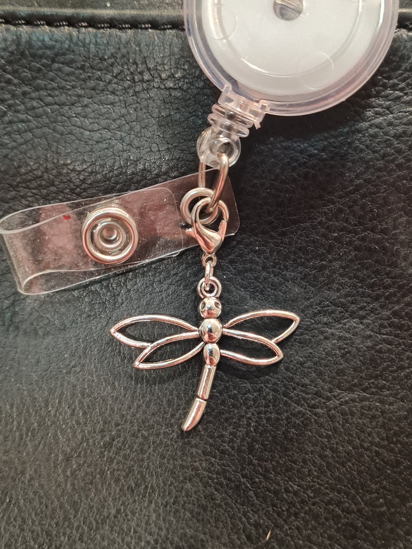 Dragonfly ~ ID Badge Reel Charm ~ Custom Made Charms  ~ Badge Buddy ~ Badge Accessories ~ Dragon Fly ~ Badge Charm