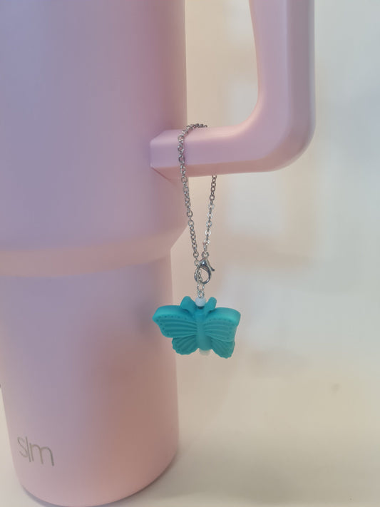 Butterfly Tumbler Charm ~ Stanley Cup Charm ~ Custom Made Charms ~ Cup Charm ~ Cup Handle Charm ~ Butterflies ~ Cup Accessory