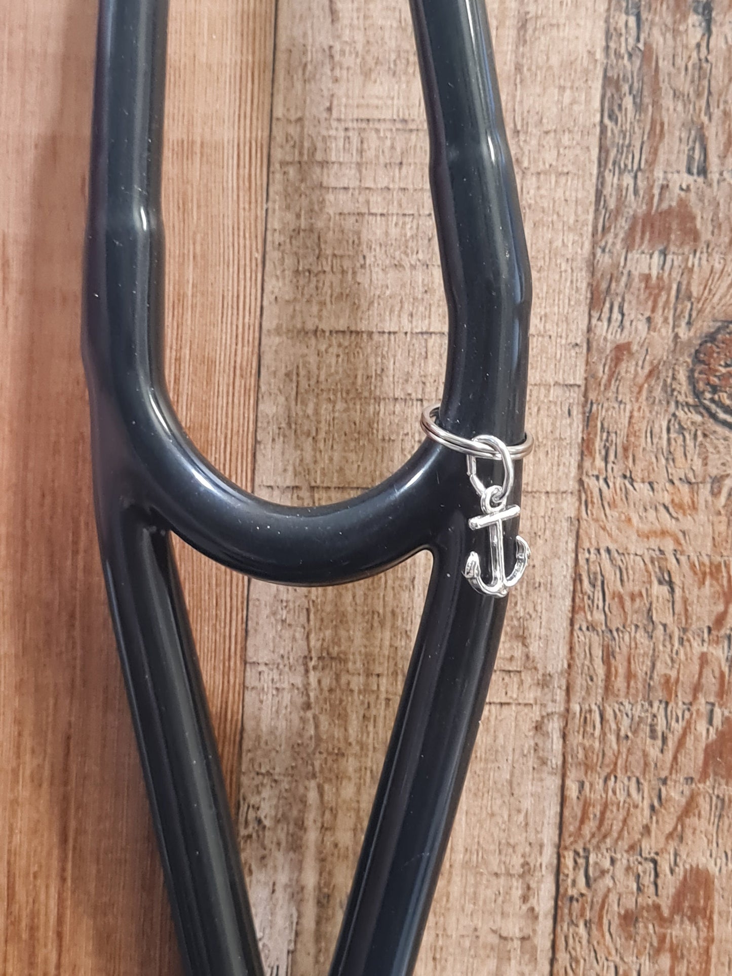 Anchor ~ Stethoscope Charm ~  RN Charm ~ Medical Stethoscope Charm ~ Anchored In Christ ~ Physician Charm ~ Stethoscope Tag ~ OT ~ RT