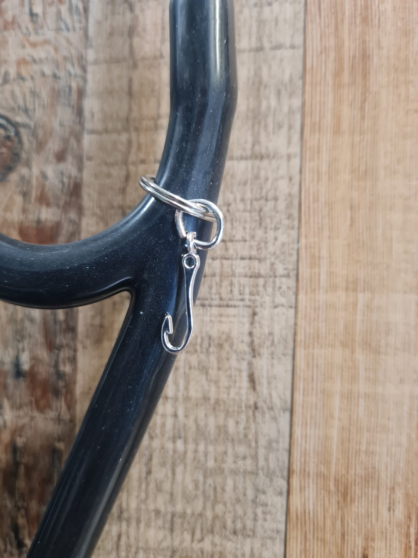 Fishing Hook ~ Stethoscope Charm ~ RN Charm ~ Medical Stethoscope Charm ~ Physician Charm ~ Stethoscope Tag ~ OT ~ PT ~ Fisherman ~ Fishing