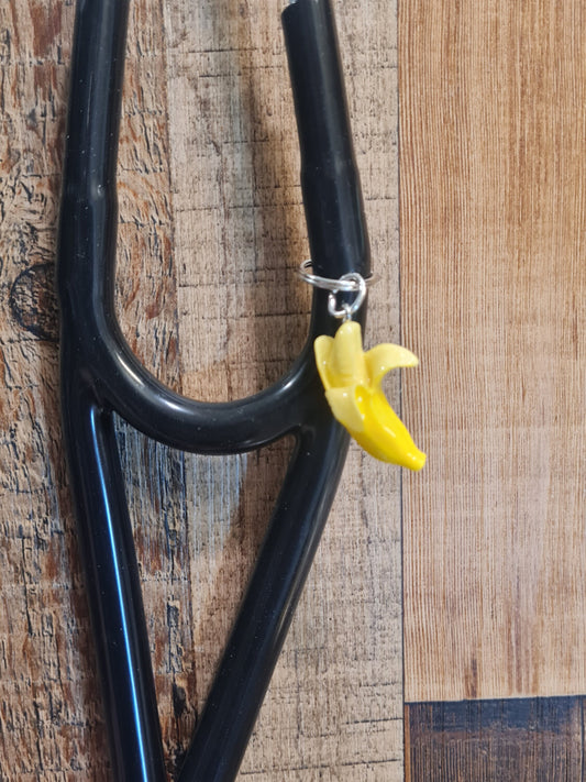 Banana ~ Stethoscope Charm ~ RN Charm ~ Medical Stethoscope Charm ~ Physician Charm ~ Stethoscope Tag ~ OT ~ PT ~ Bananas