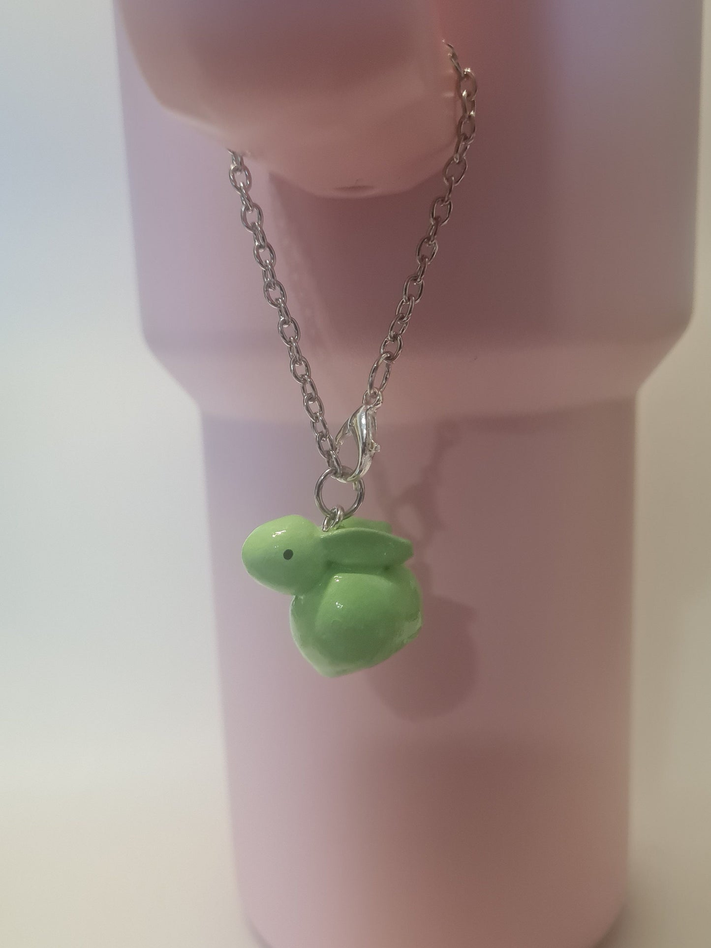 Easter Bunny Tumbler Charm ~ Stanley Cup Charm ~ Custom Made Charms ~ Easter Charm ~ Cup Charm ~ Cup Handle Charm ~ Easter Cup Charm