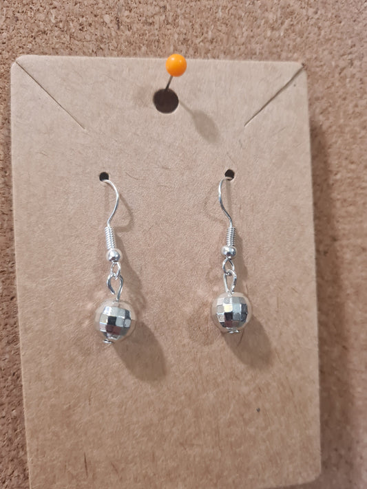Disco Ball Earrings ~ Stainless Fish Hook Posts ~ Disco ~ Dancing Queen