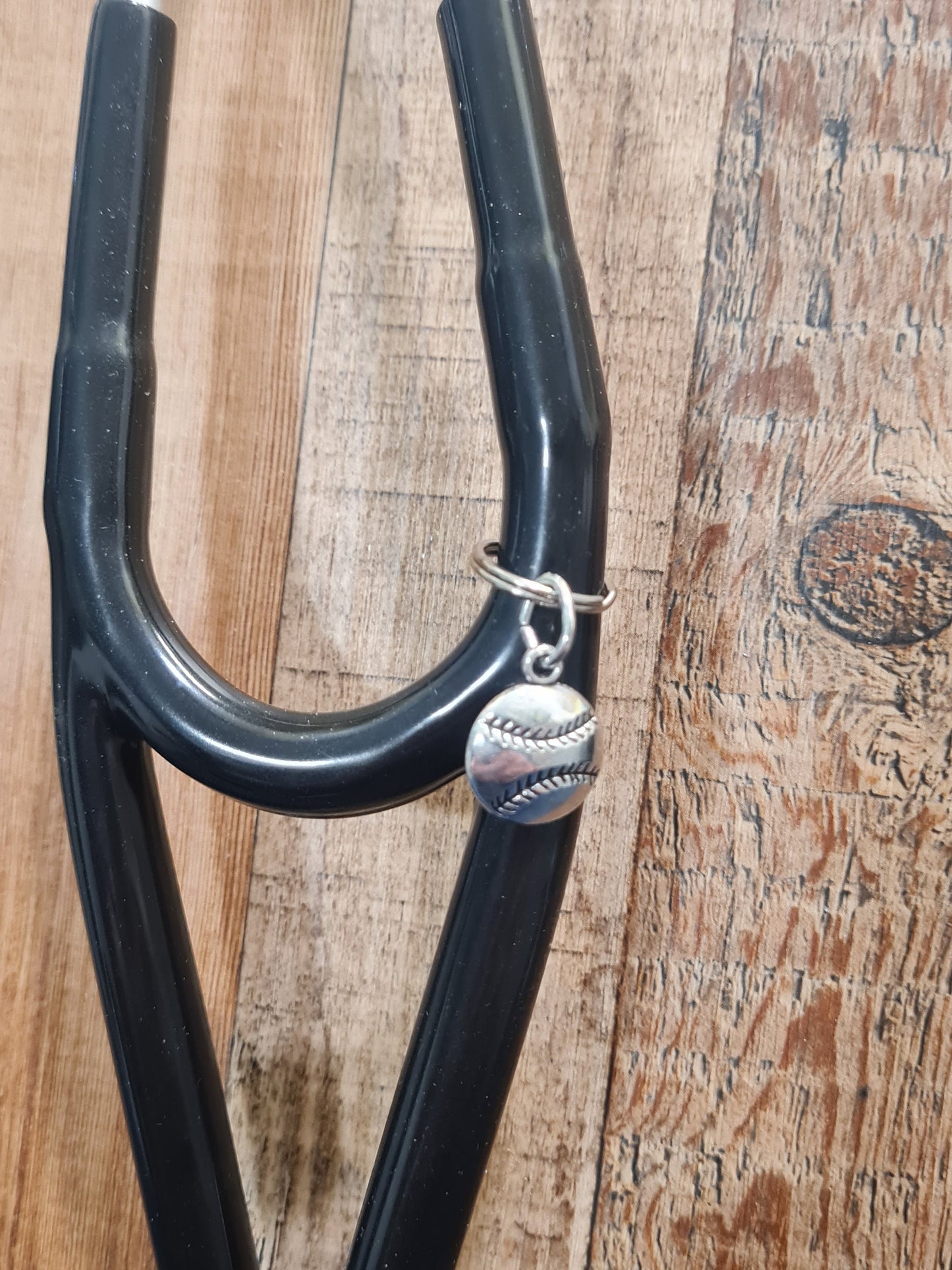 Baseball ~ Stethoscope Charm ~  RN Charm ~ Medical Stethoscope Charm  ~ Physician Charm ~ Stethoscope Tag ~ OT ~ PA