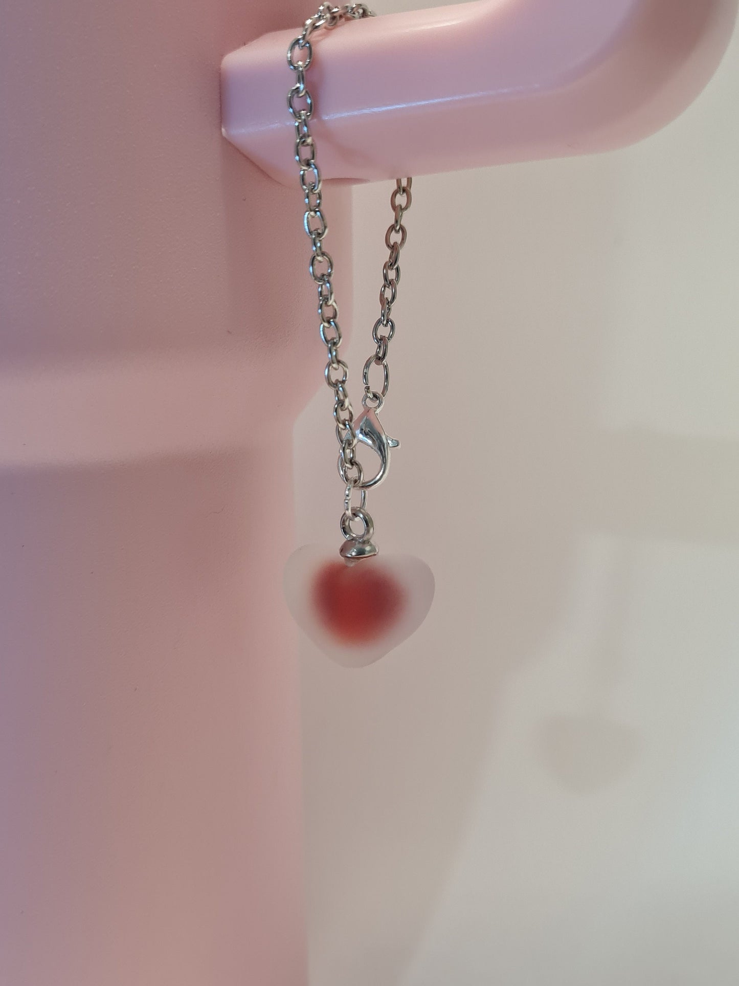 Puffy Heart Tumbler Charm ~ Stanley Cup Charm ~ Custom Made Charms ~ Cup Charm ~ Cup Handle Charm ~ Cup Accessory ~ Heart ~ Colorful Heart