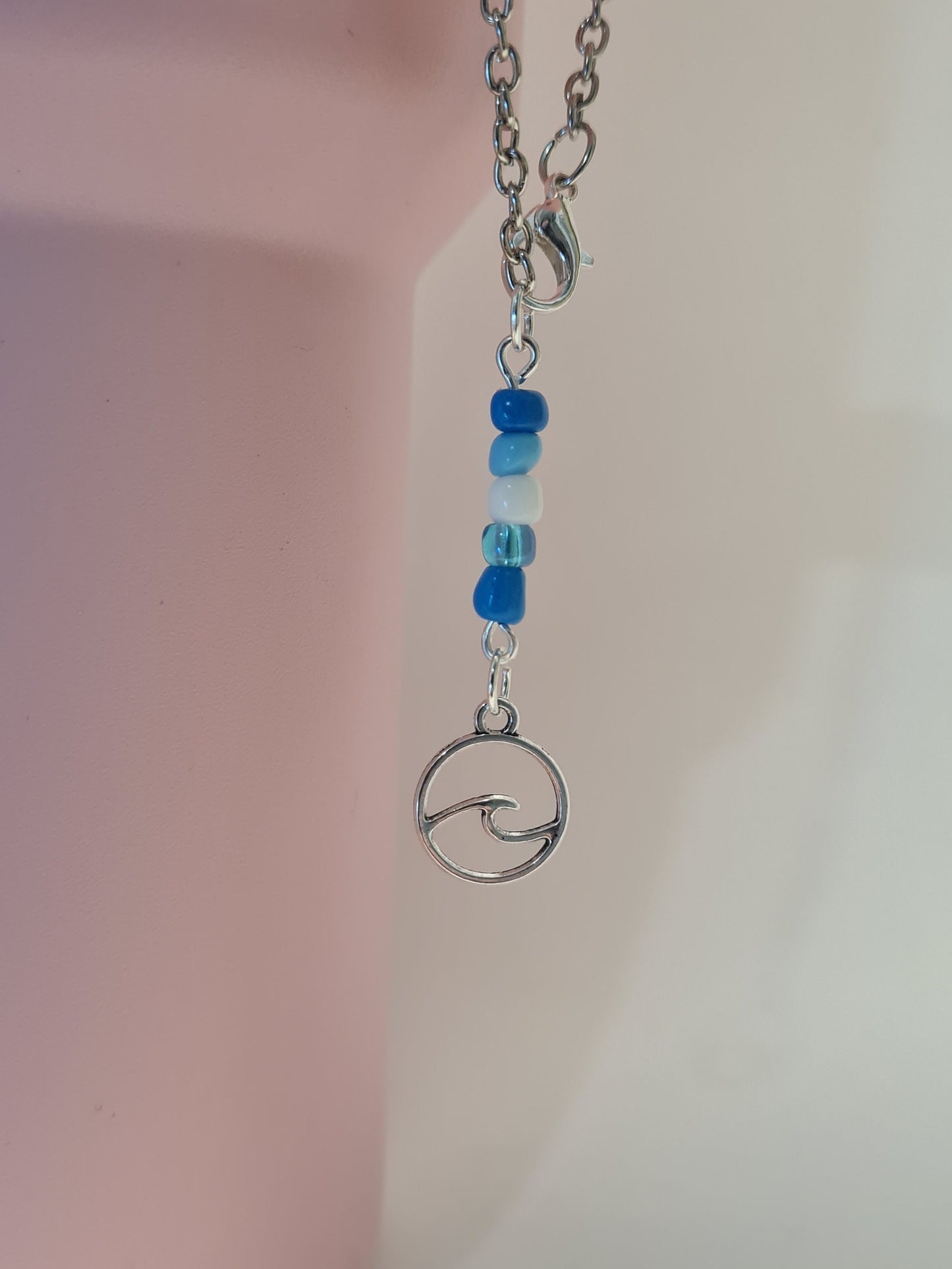 Ocean Wave Tumbler Charm ~ Stanley Cup Charm ~ Custom Made Charms ~ Wave Charm ~ Cup Accessory ~ Ocean Charm ~ 40 oz. cup charm ~ Pure Life