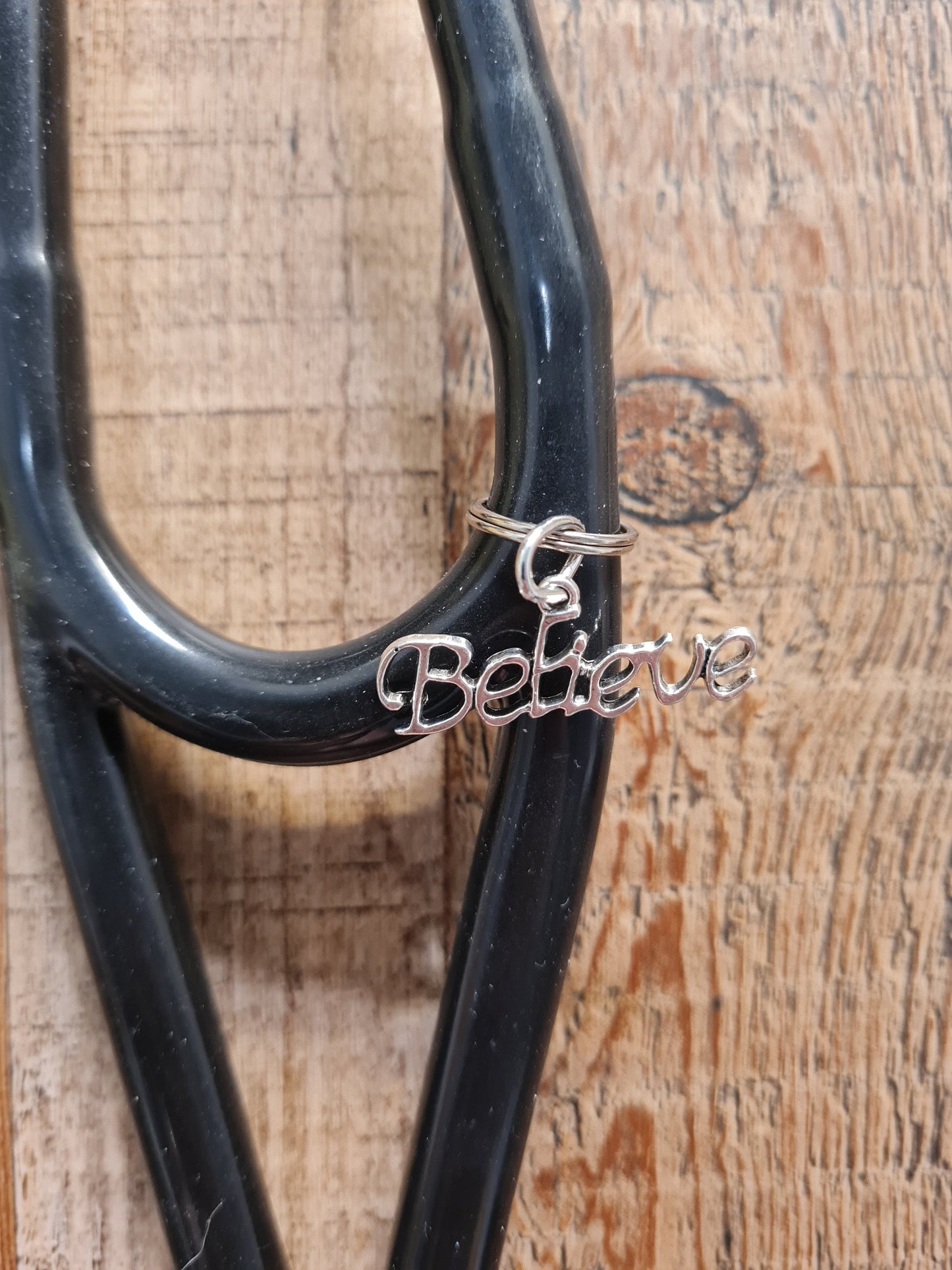 Believe Charm ~ Stethoscope Charm ~  RN Charm ~ Medical Stethoscope Charm ~ Physician Charm ~ Stethoscope Tag ~ OT ~ RT