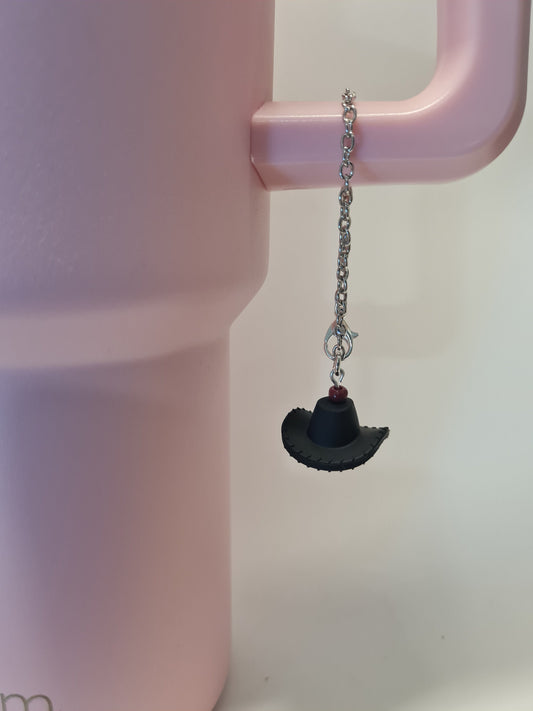 Cowboy Hat Tumbler Charm ~ Stanley Cup Charm ~ Custom Made Charms ~ Cup Charm ~ Cup Handle Charm ~ Rip ~ Cowboy Cup Charm ~ Cup Accessory