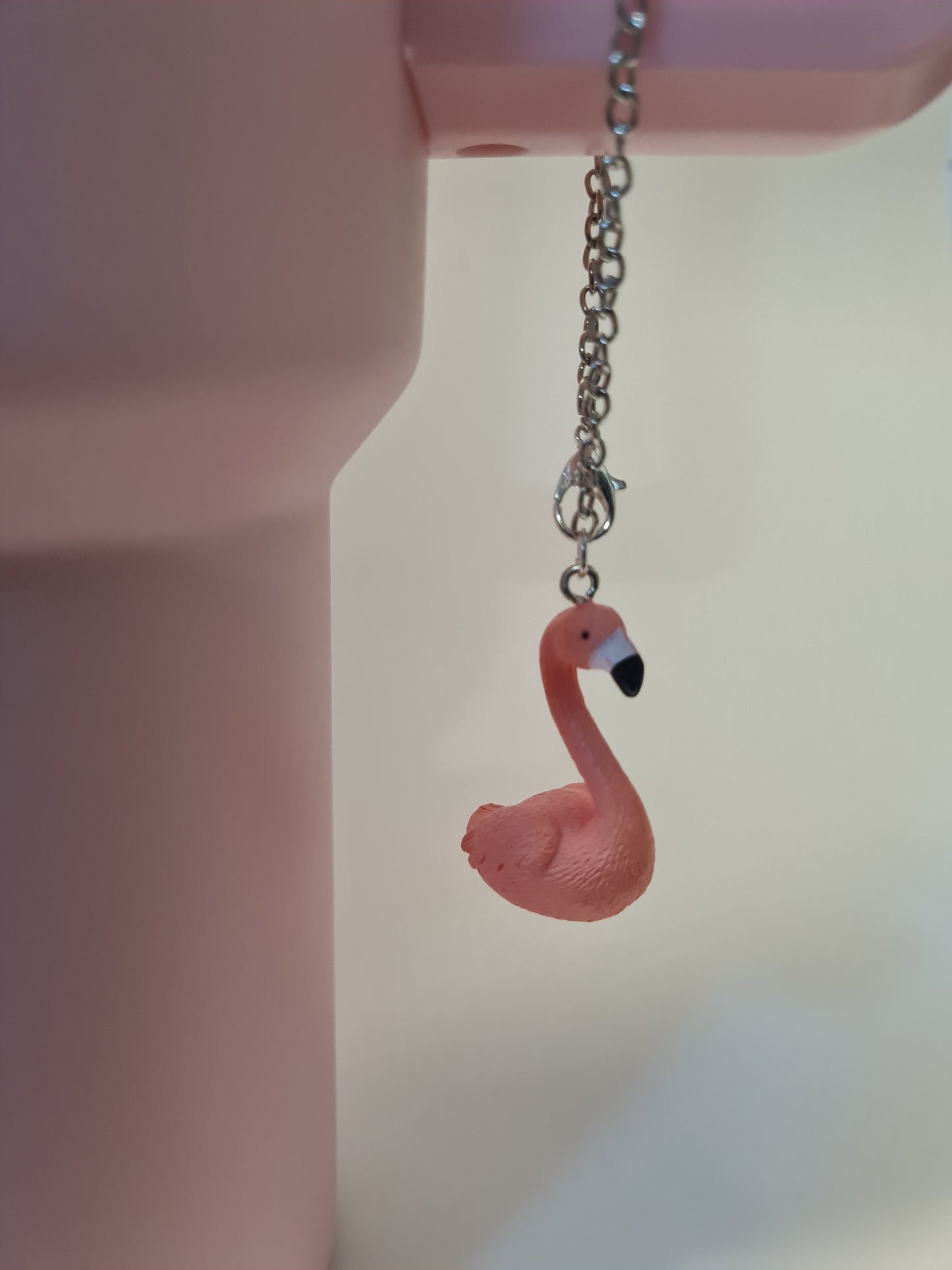 Flamingo Tumbler Charm ~ Stanley Cup Charm ~ 40 oz. Cup Charms ~ Cup Charm ~ Cup Handle Charm ~ Cup Accessory ~ Flamingo Charm