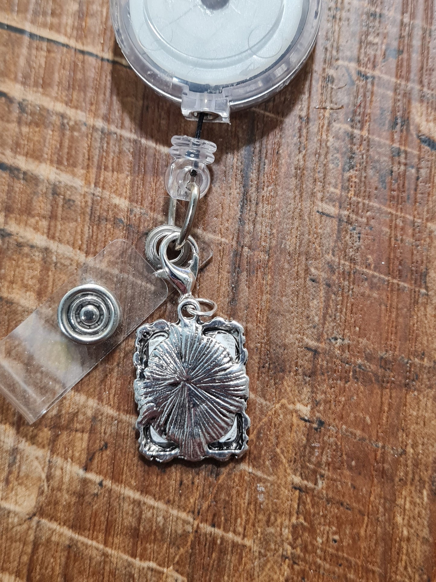 Photo Frame Charm ~ ID Badge Reel Charm ~ Custom Made Charms ~ Badge Buddy ~ Badge Accessories ~ Insert Your Photo Charm