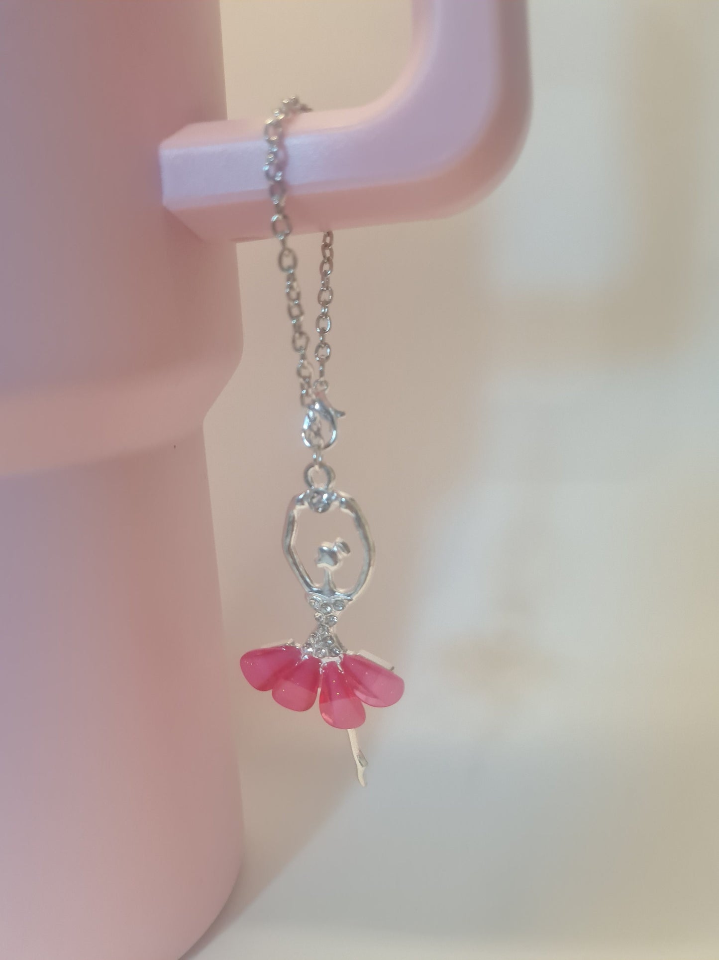 Ballerina Tumbler Charm ~ Stanley Cup Charm ~ Custom Made Charms ~ Ballet ~ Ballet Dancer ~ Dance ~ Cup Charm ~ Cup Handle Charm ~ Dance Mom